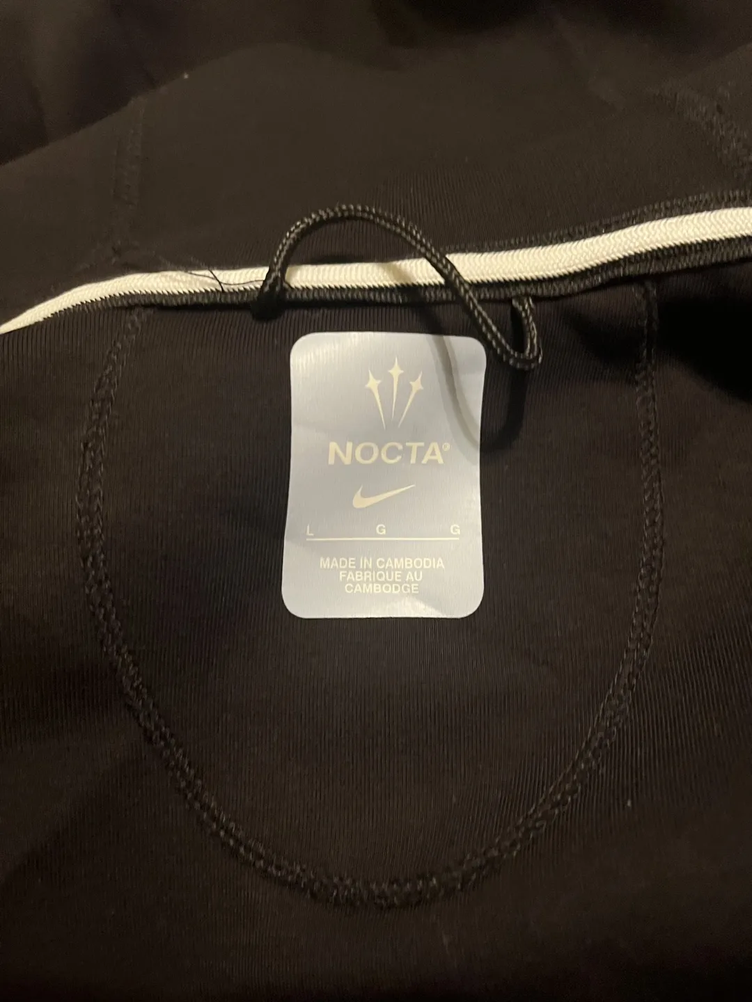 NOCTA Men's Size Large Black Fleece Tracksuit image indicator(3)