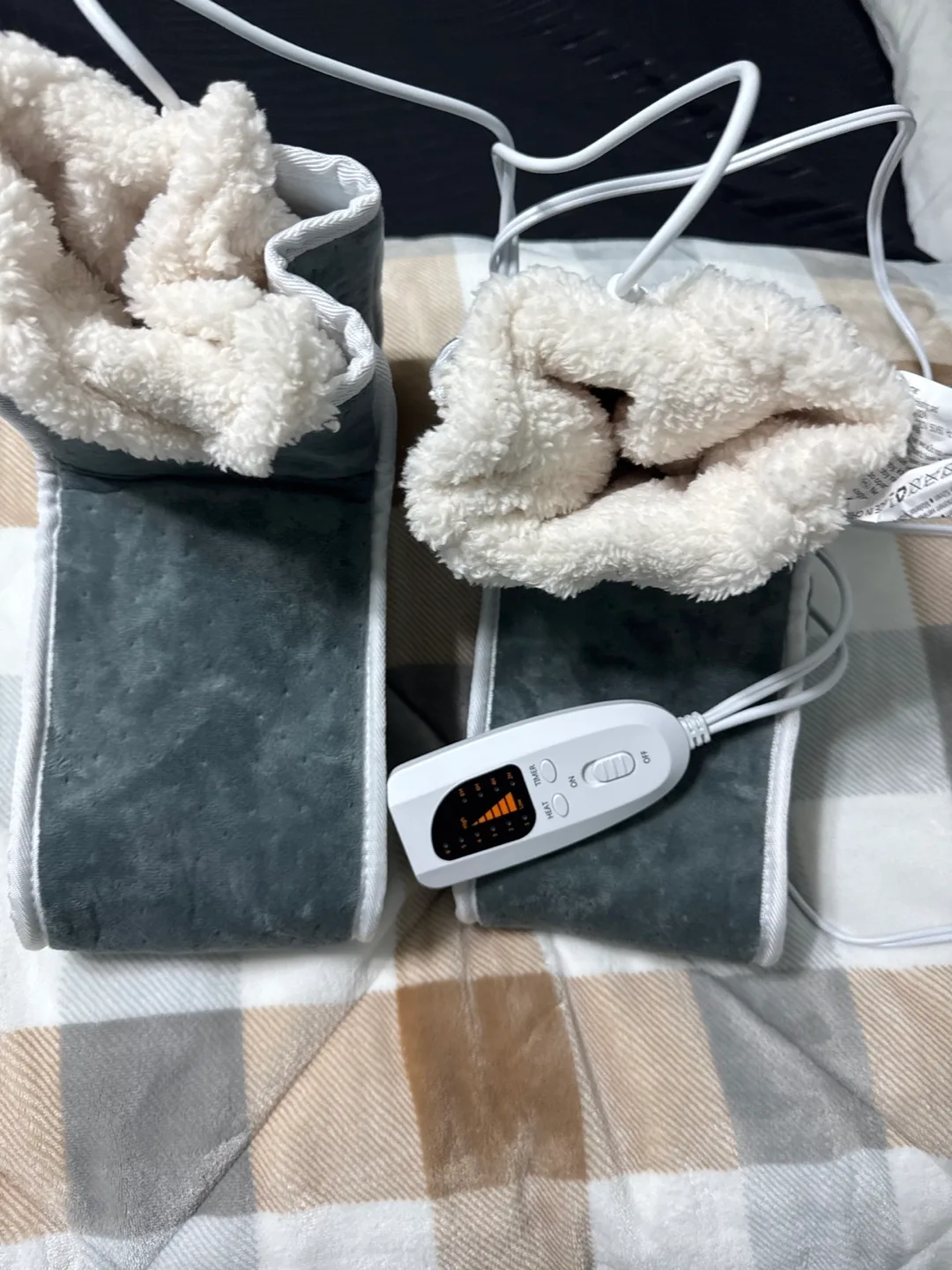 Electric Heated Foot Warmers with Remote Control image indicator(2)