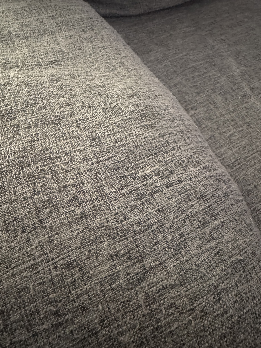 Grey Fabric Sectional Sofa 107.5” Wide - photo 3