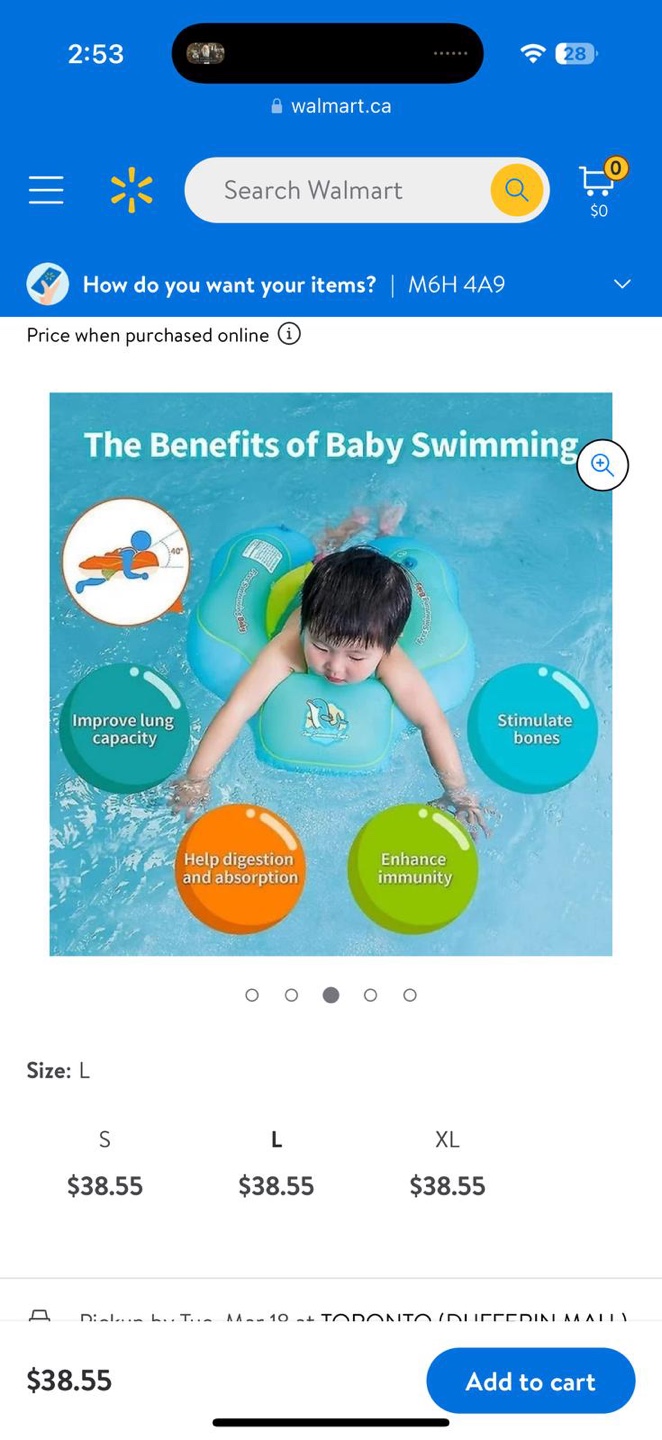 Swim Bobo Baby Swim Float - Size L - photo 4
