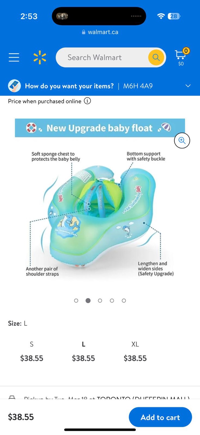 Swim Bobo Baby Swim Float - Size L - photo 3