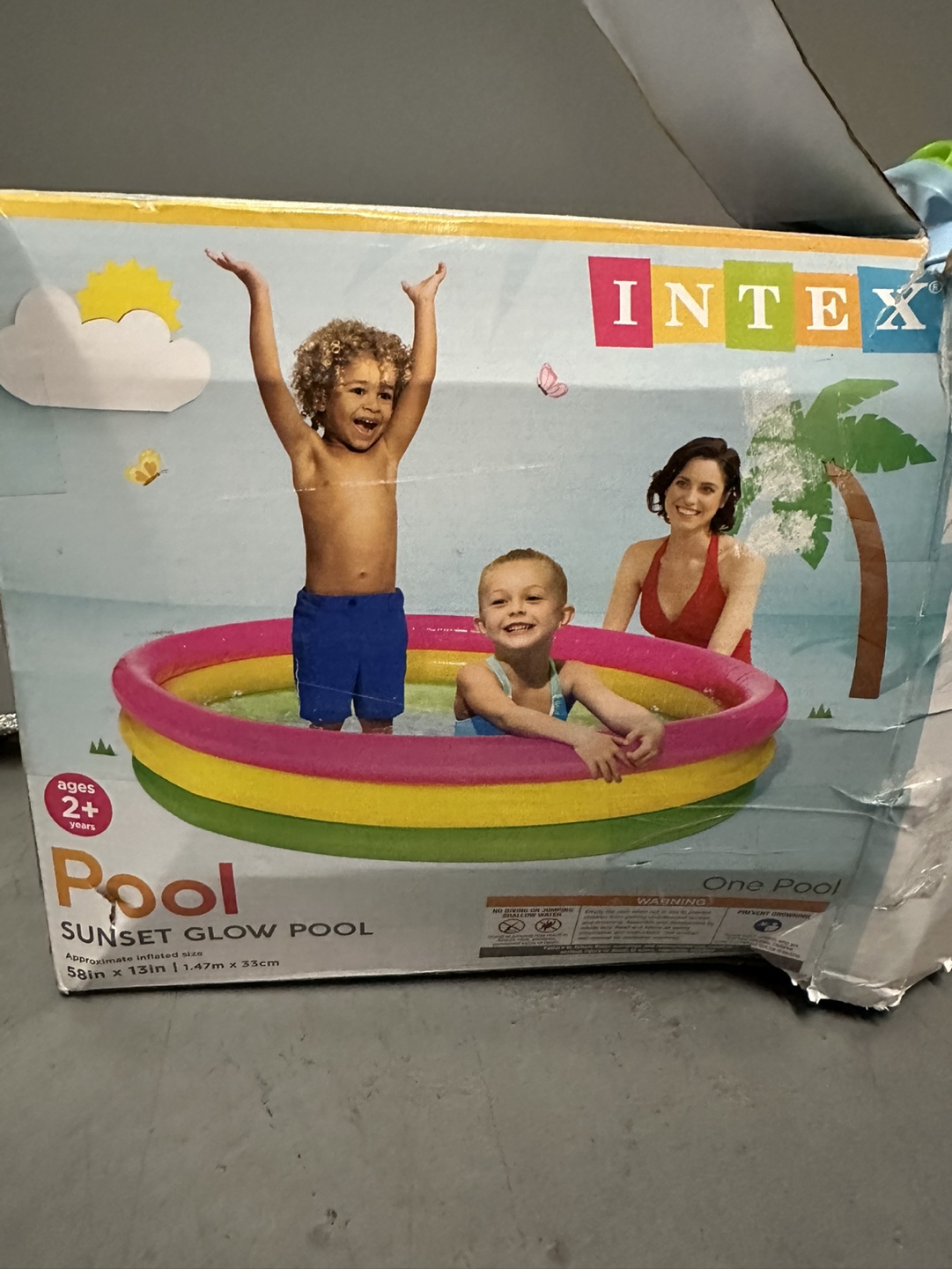 INTEX Sunset Glow Pool