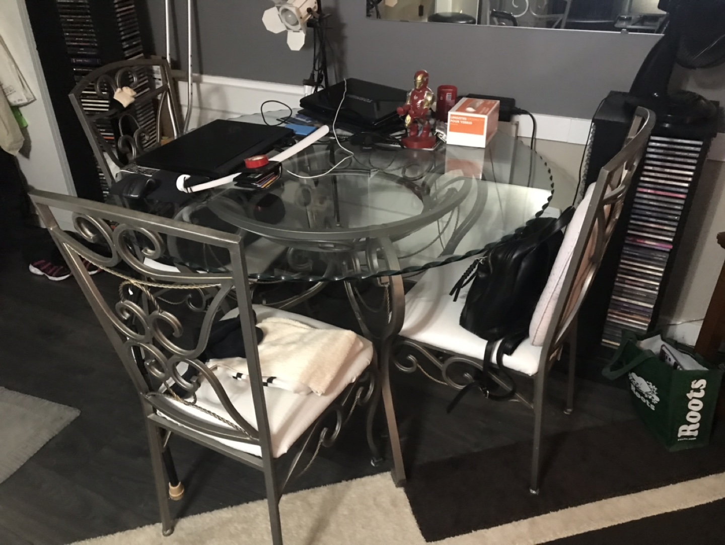 Table and chairs