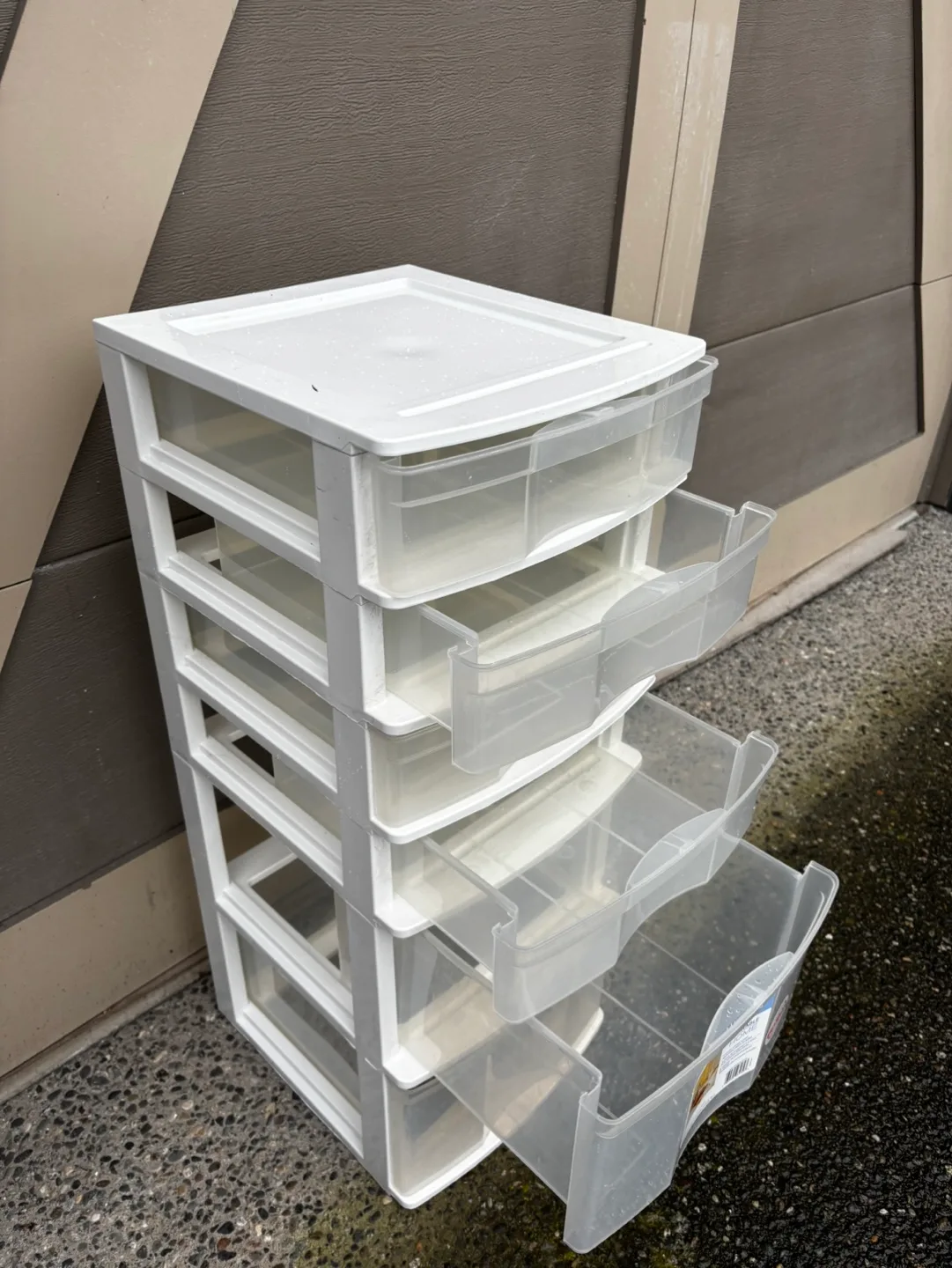 Five-Drawer Plastic Storage Unit image indicator(3)