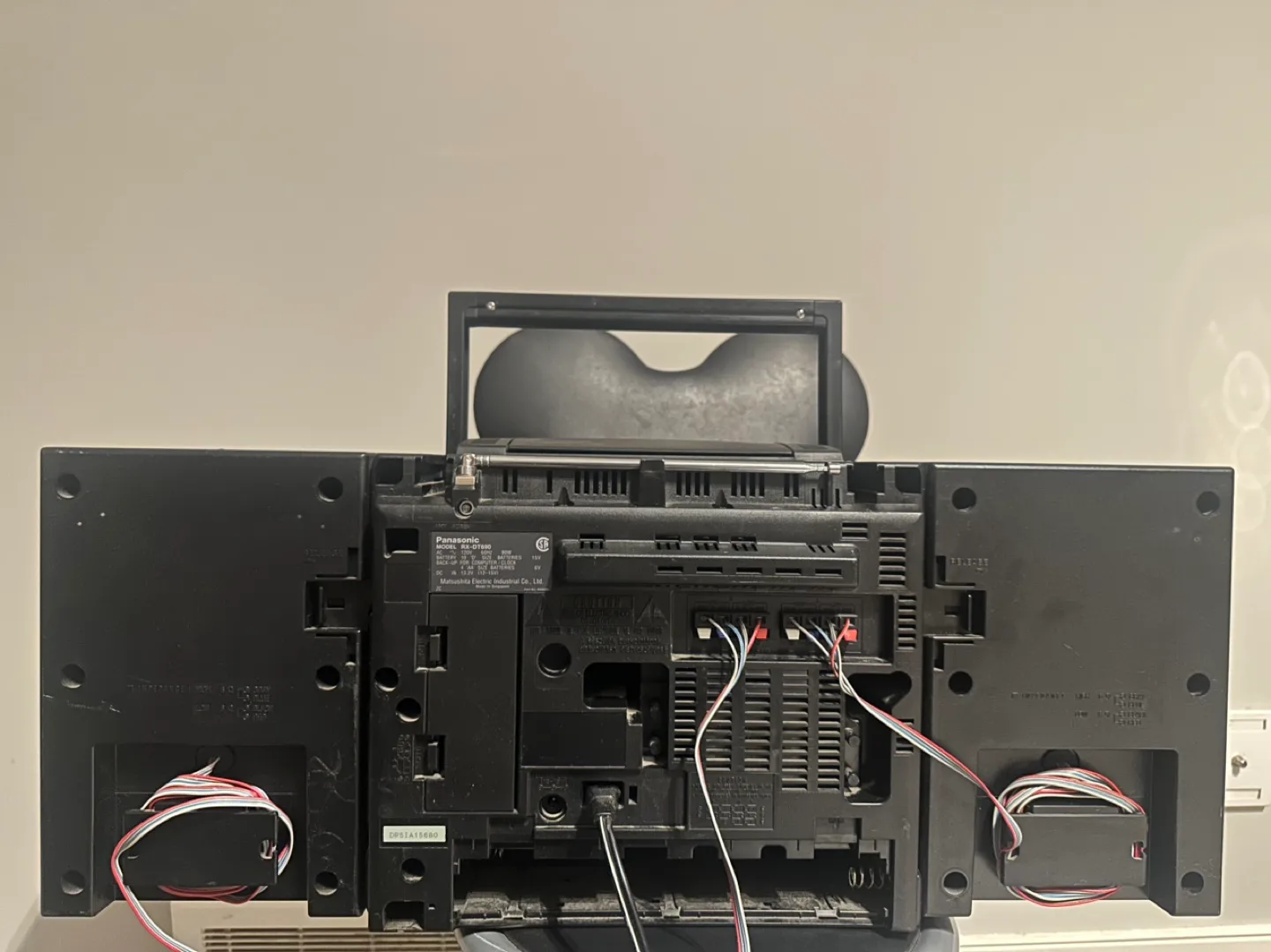 Panasonic RX-DT690 boom box. Tape CD AM/FM radio. 6 speakers. image indicator(4)