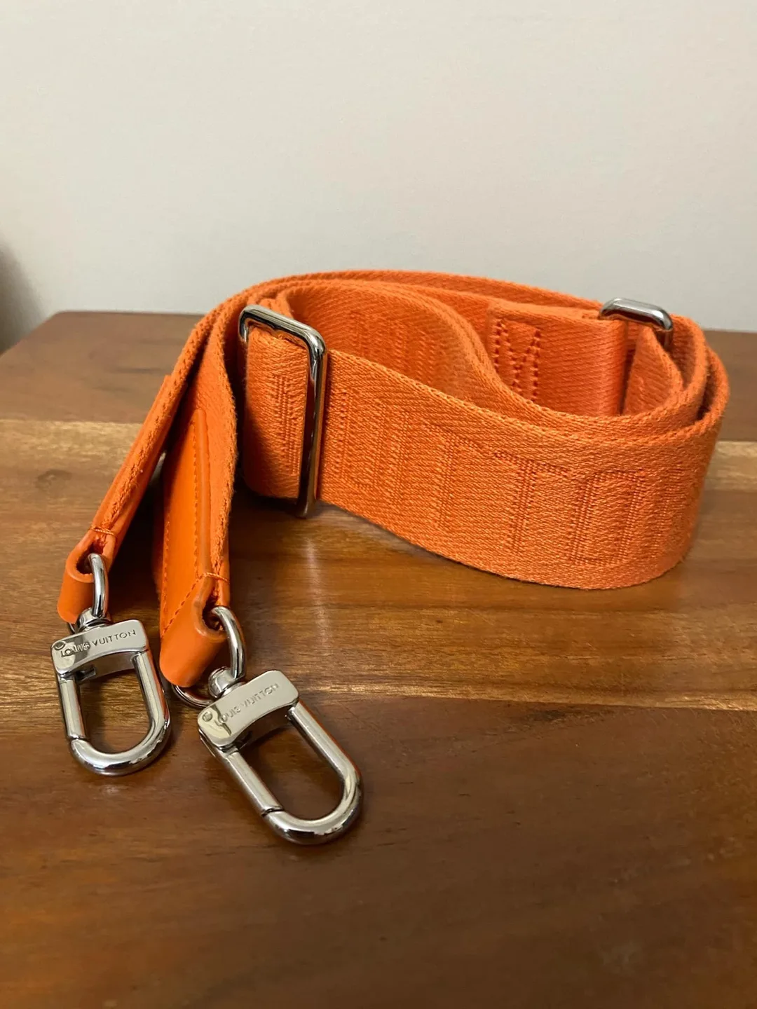 Authentic Louis Vuitton Grained Calfskin Aerogram Keepall XS image indicator(6)