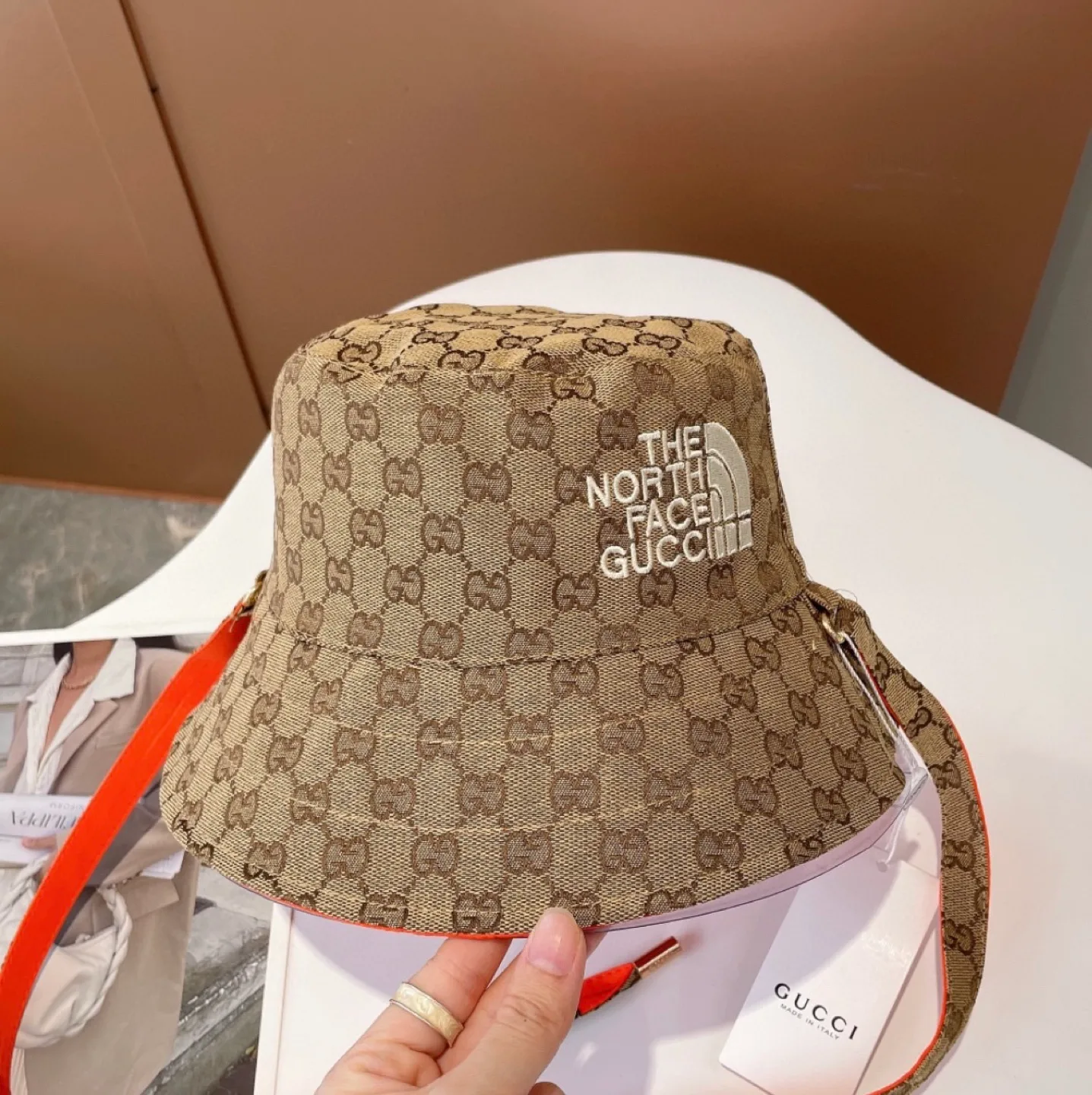 Gucci x The North Face Bucket Hat 🧡 image indicator(4)
