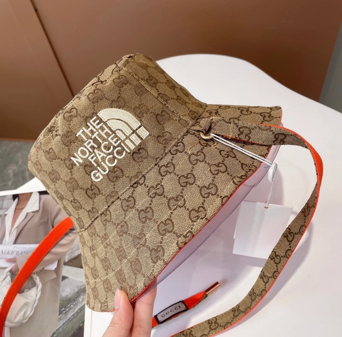 Gucci x The North Face Bucket Hat 🧡 image indicator(3)