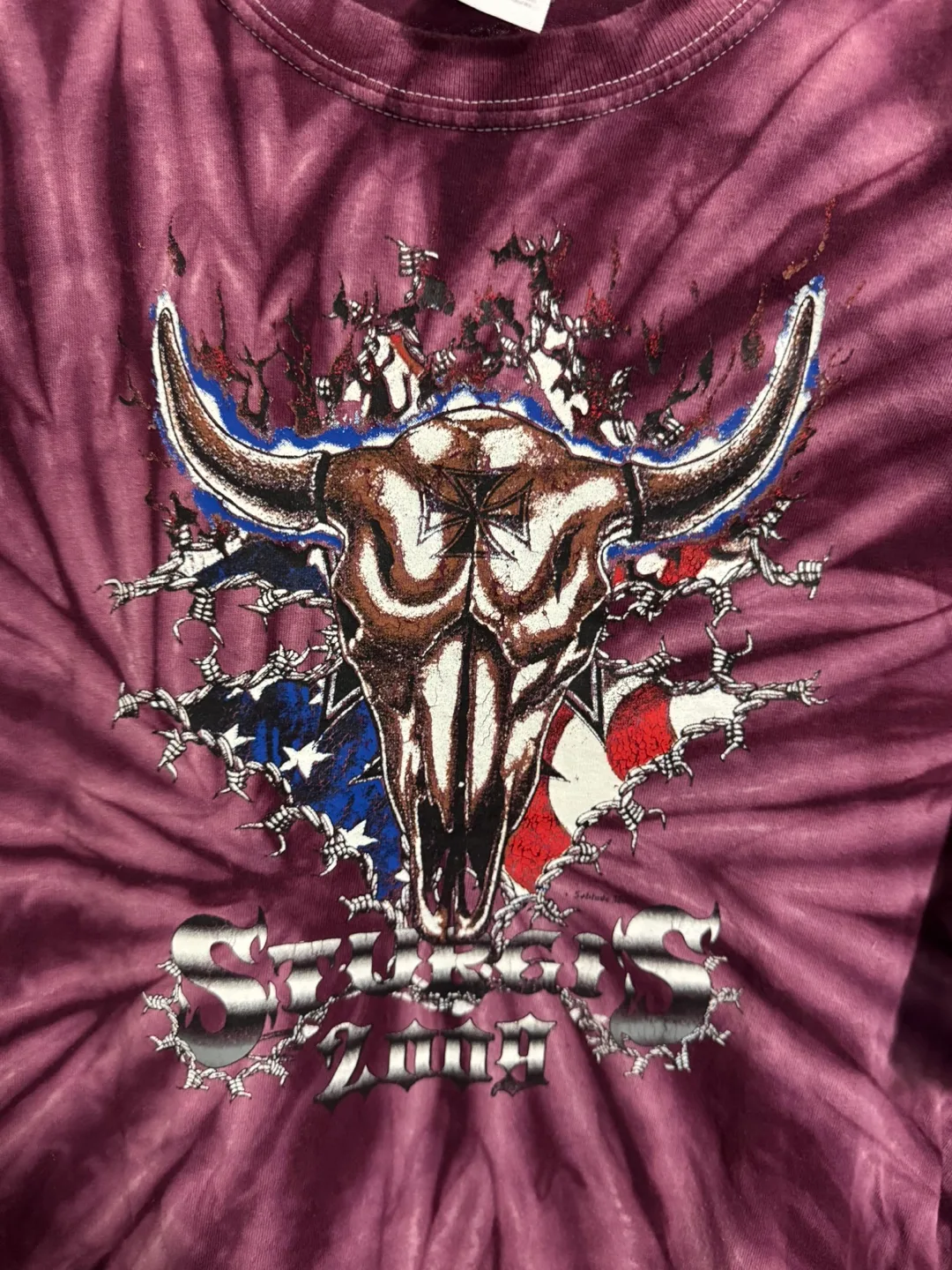 2009 Sturgis Rally Tie-Dye T-Shirt - Size XL image indicator(2)