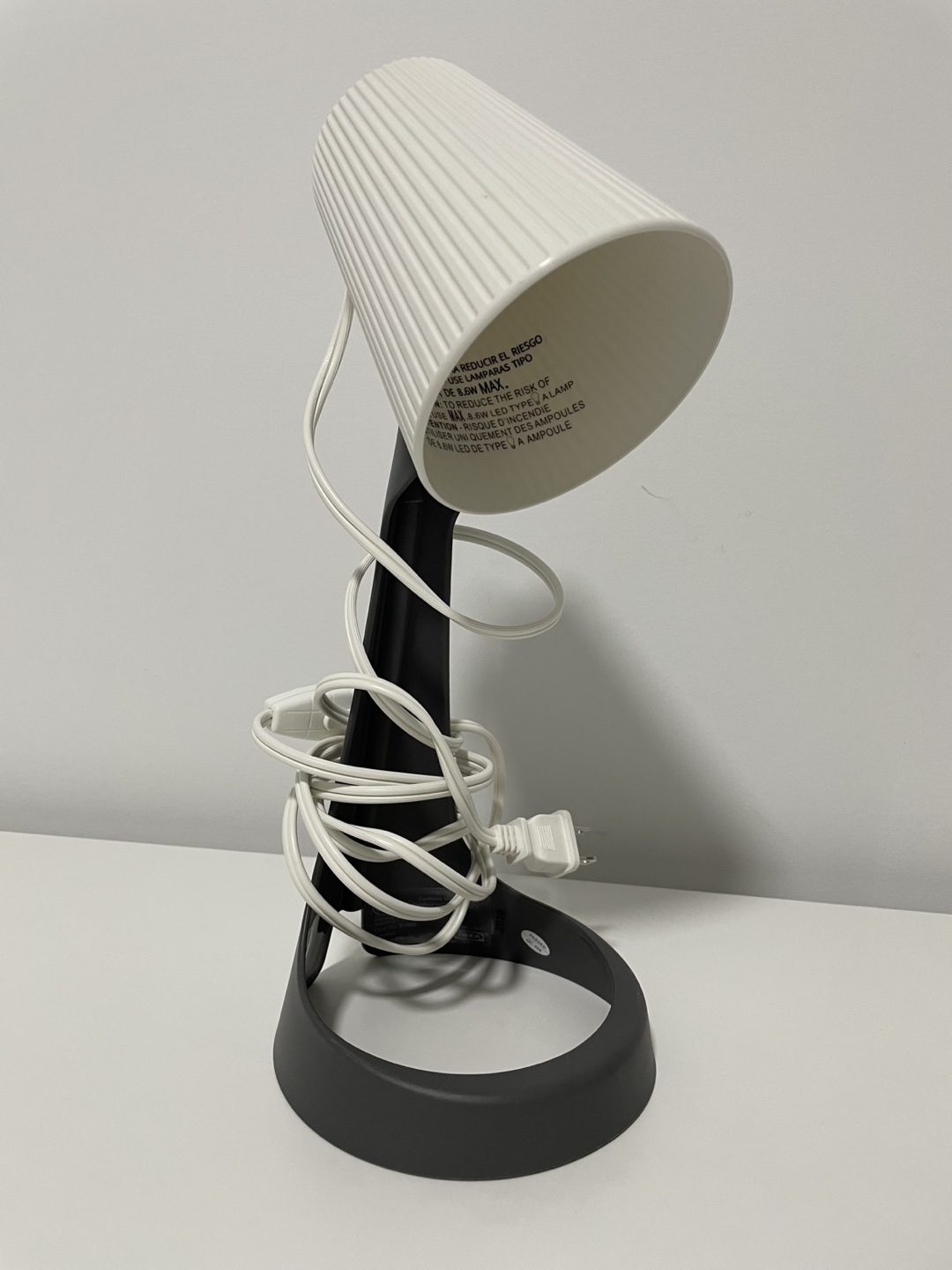 White and Grey Desk Lamp