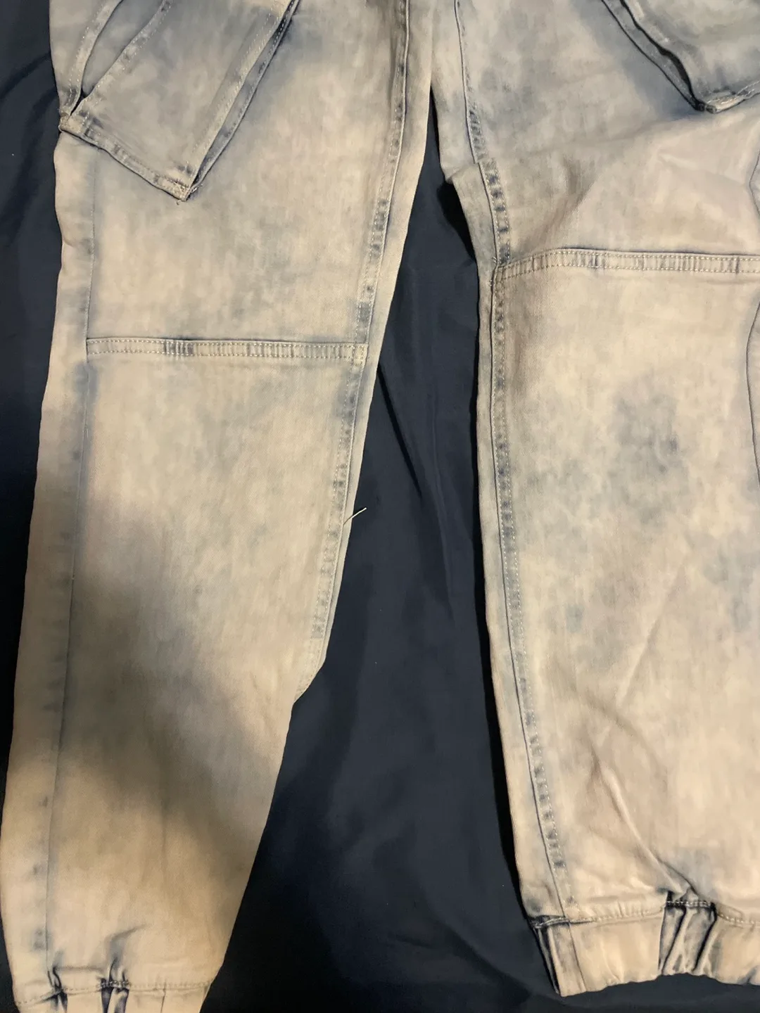 DNM Works Cohen Acid Wash Cargo Jeans image indicator(3)