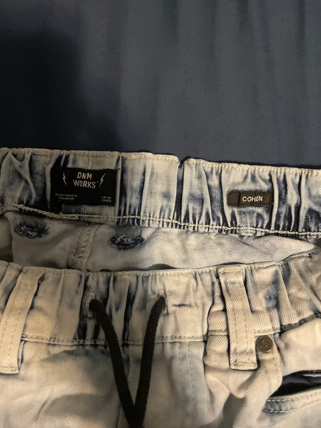 DNM Works Cohen Acid Wash Cargo Jeans image indicator(5)