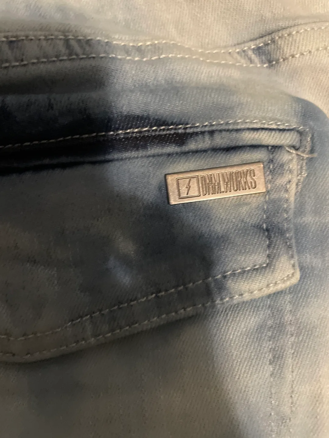 DNM Works Cohen Acid Wash Cargo Jeans image indicator(8)