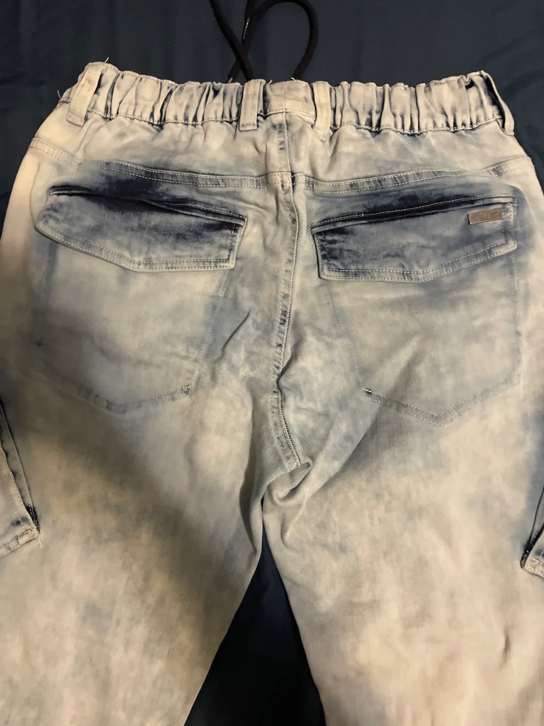 DNM Works Cohen Acid Wash Cargo Jeans image indicator(9)
