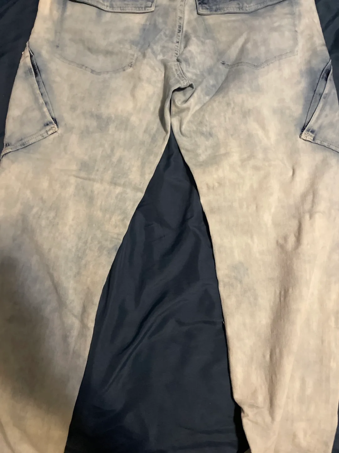 DNM Works Cohen Acid Wash Cargo Jeans image indicator(10)