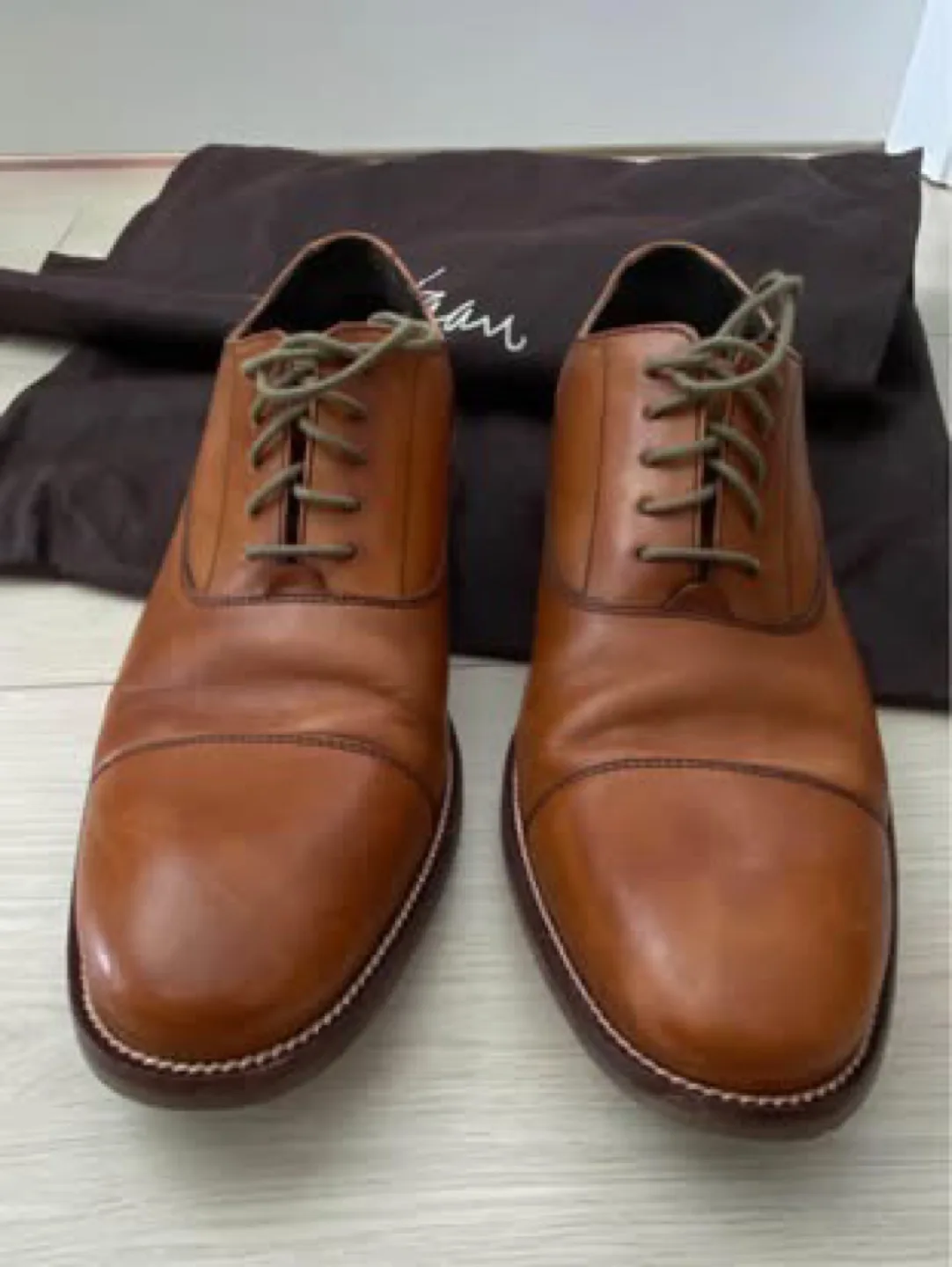 Cole Haan Men's Brown Leather Oxfords M8.5 image indicator(3)