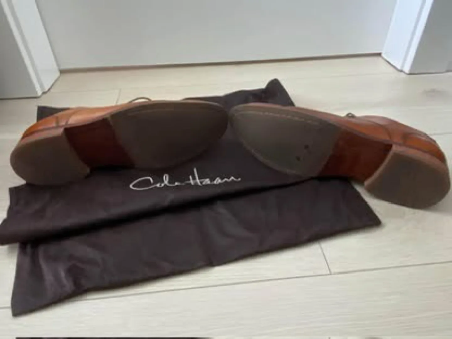 Cole Haan Men's Brown Leather Oxfords M8.5 image indicator(7)