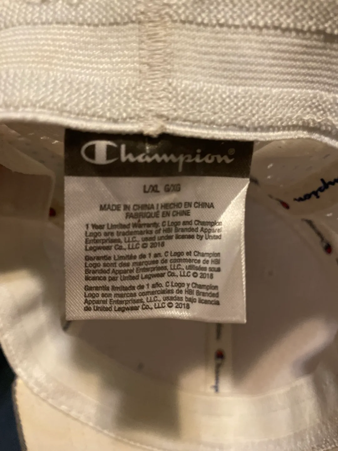 Champion White Mesh Baseball Cap image indicator(6)