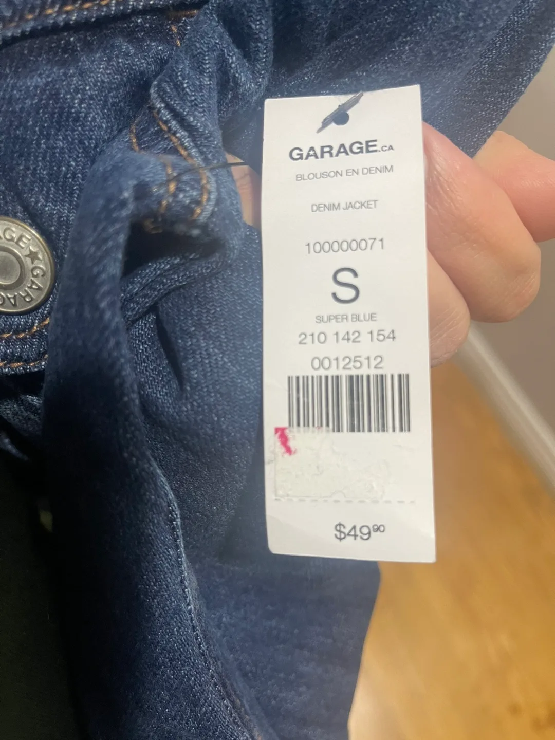 Garage Denim Jacket - Size Small image indicator(3)