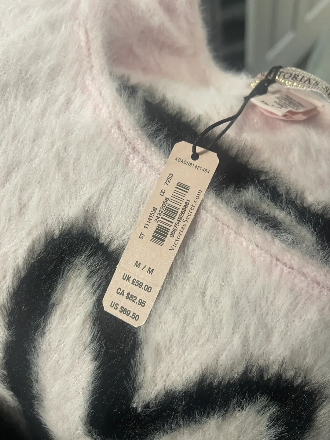 Victoria's Secret Pink Fuzzy Sweater image indicator(3)