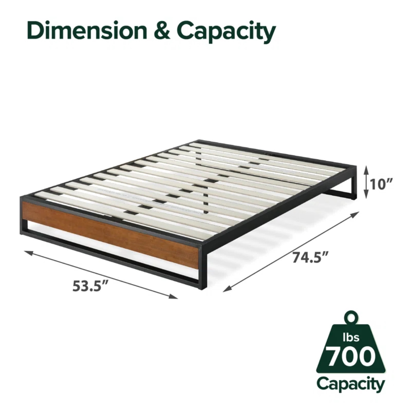 Full / Double Abigail Bed Frame - photo 2
