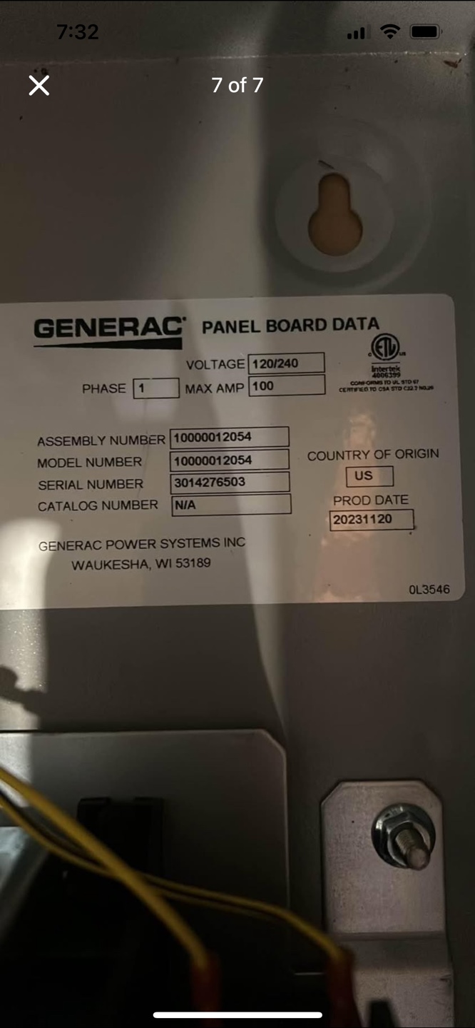 Generac RXG16EZA3 16-Circuit 100 Amp Automatic Transfer Switch - photo 4