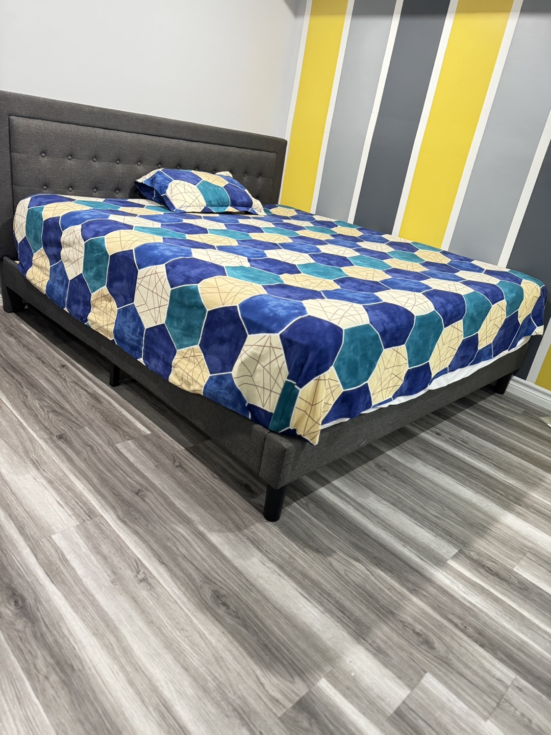 King Size Bed Frame with Headboard and matters