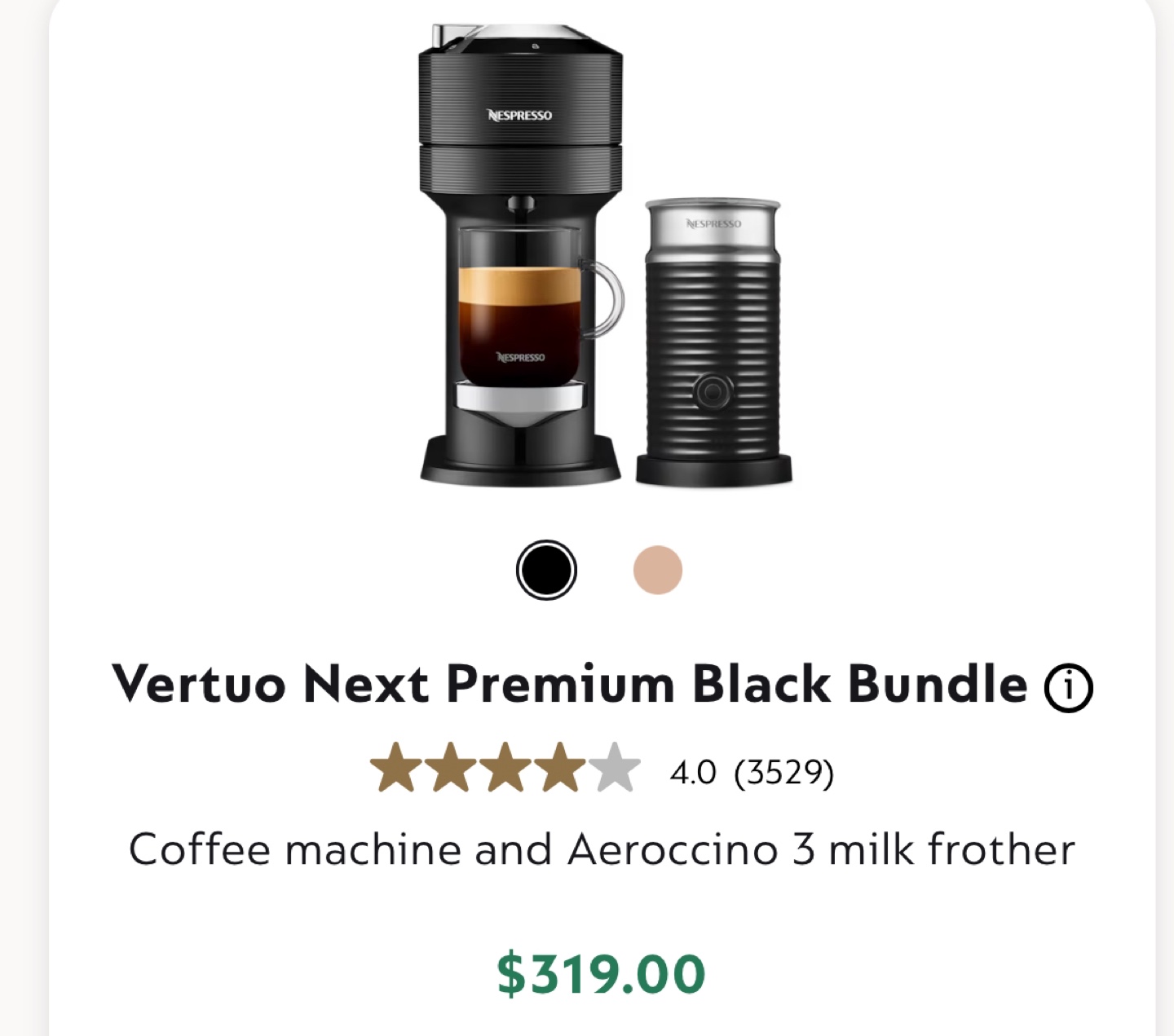Nespresso Vertuo Next + Milk Frother Bundle (+ free 50 capsule)