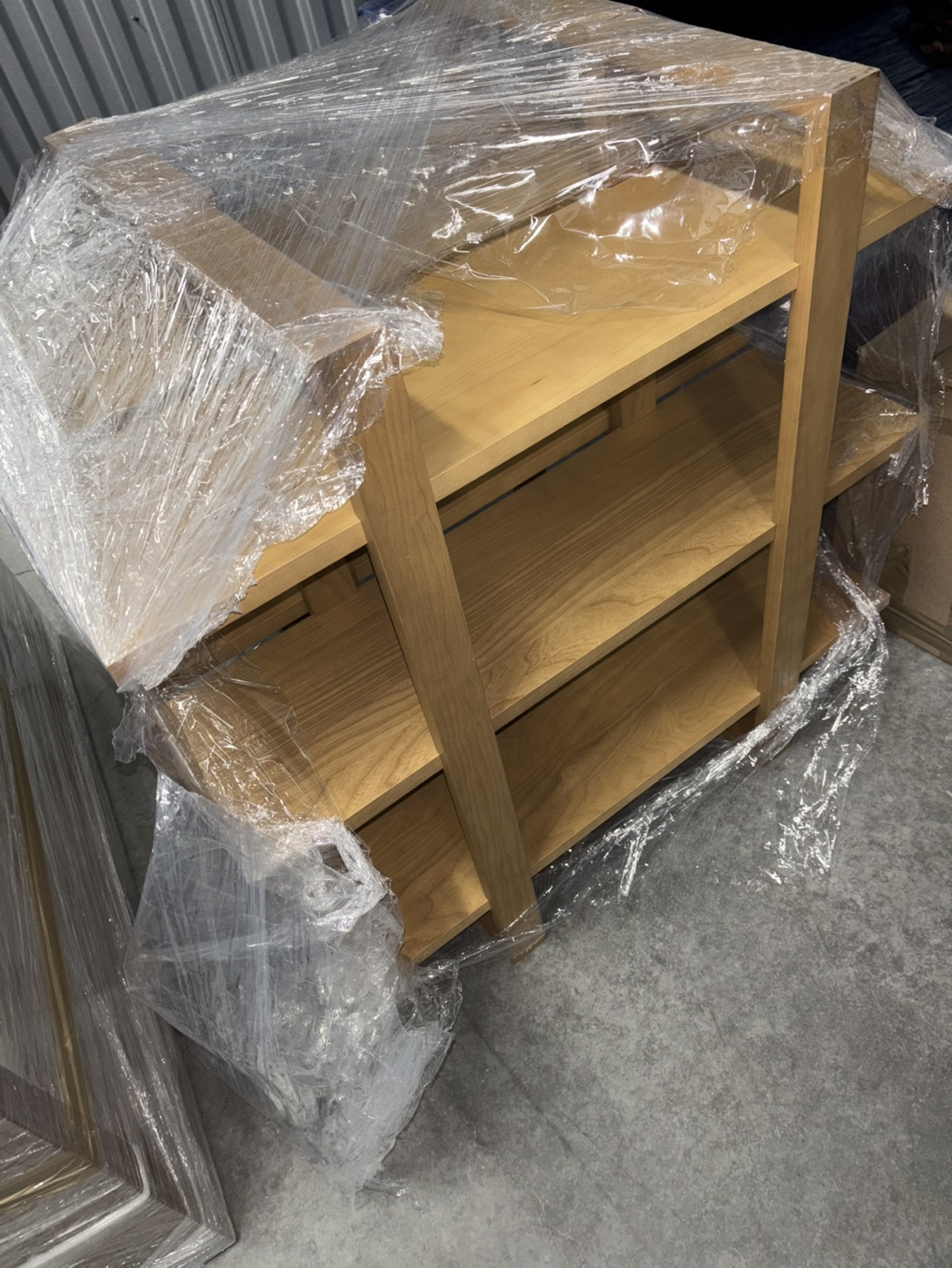 Wooden 3-Shelf Bookcase - photo 2