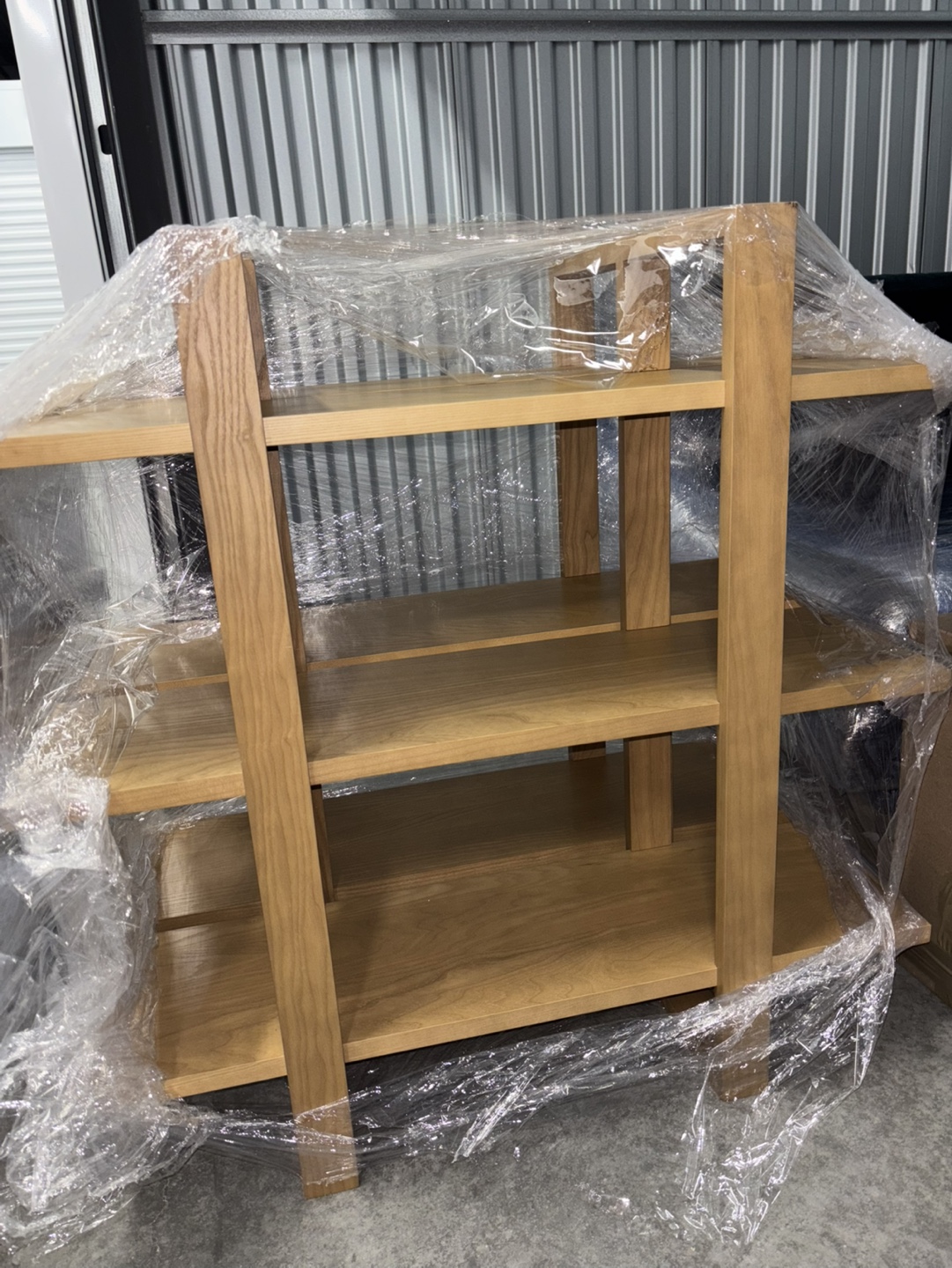 Wooden 3-Shelf Bookcase