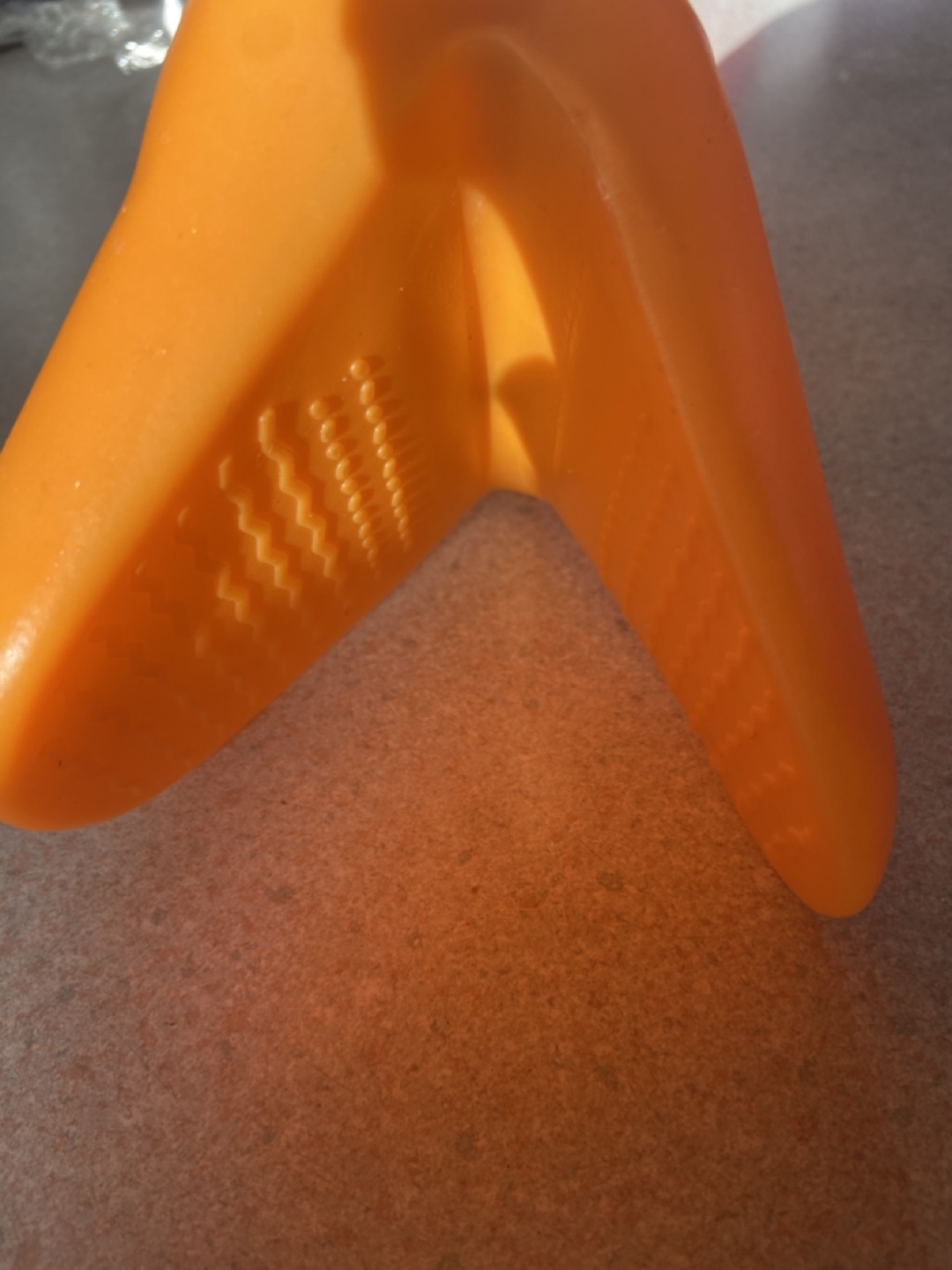 Orange Silicone Hot Pot Holder - photo 4