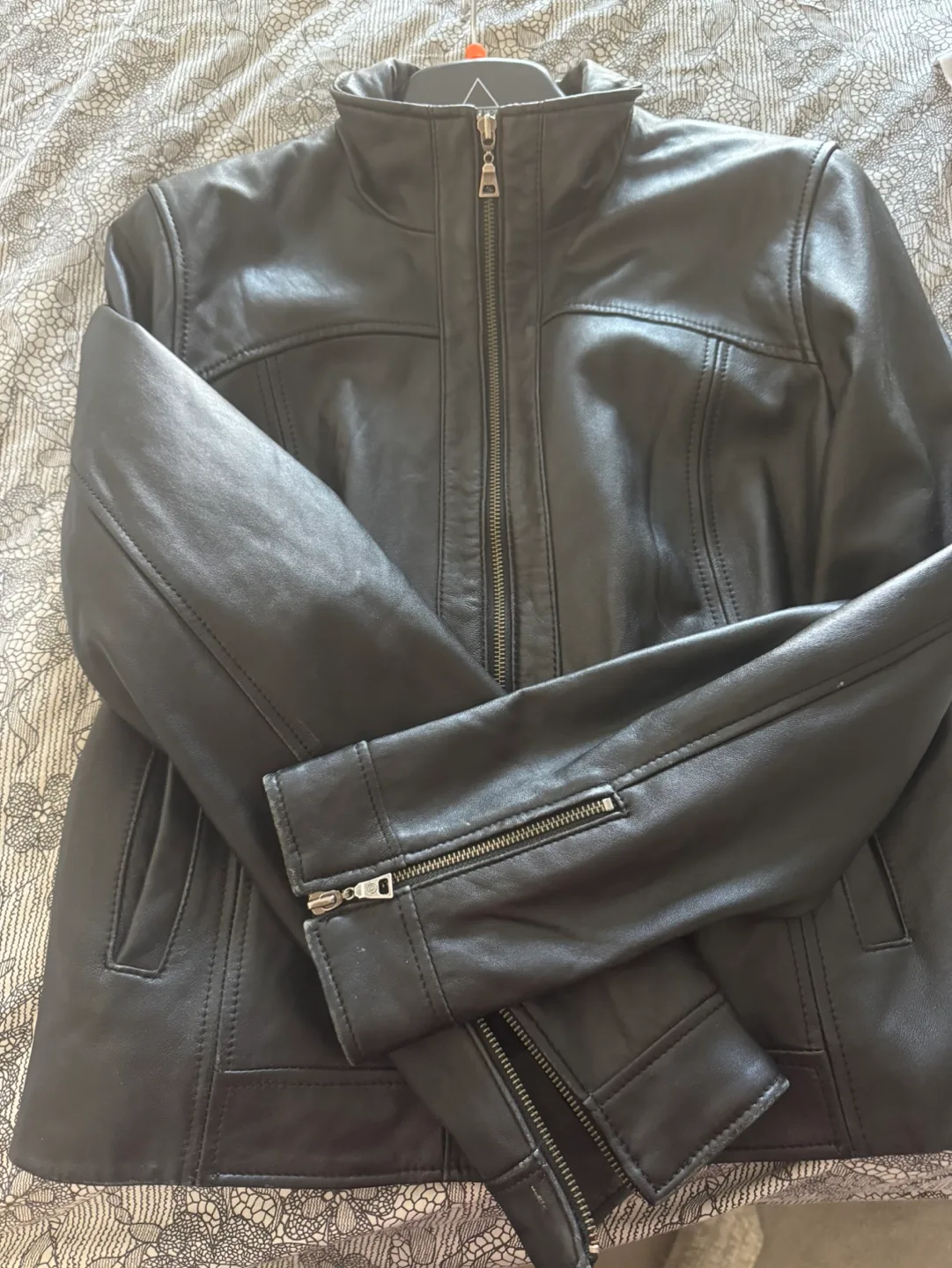 Danier Black Leather Jacket - large image indicator(2)