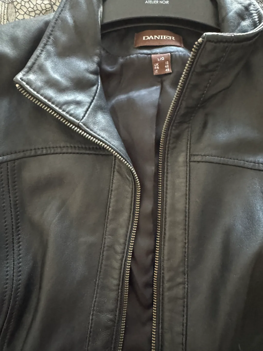 Danier Black Leather Jacket - large image indicator(3)