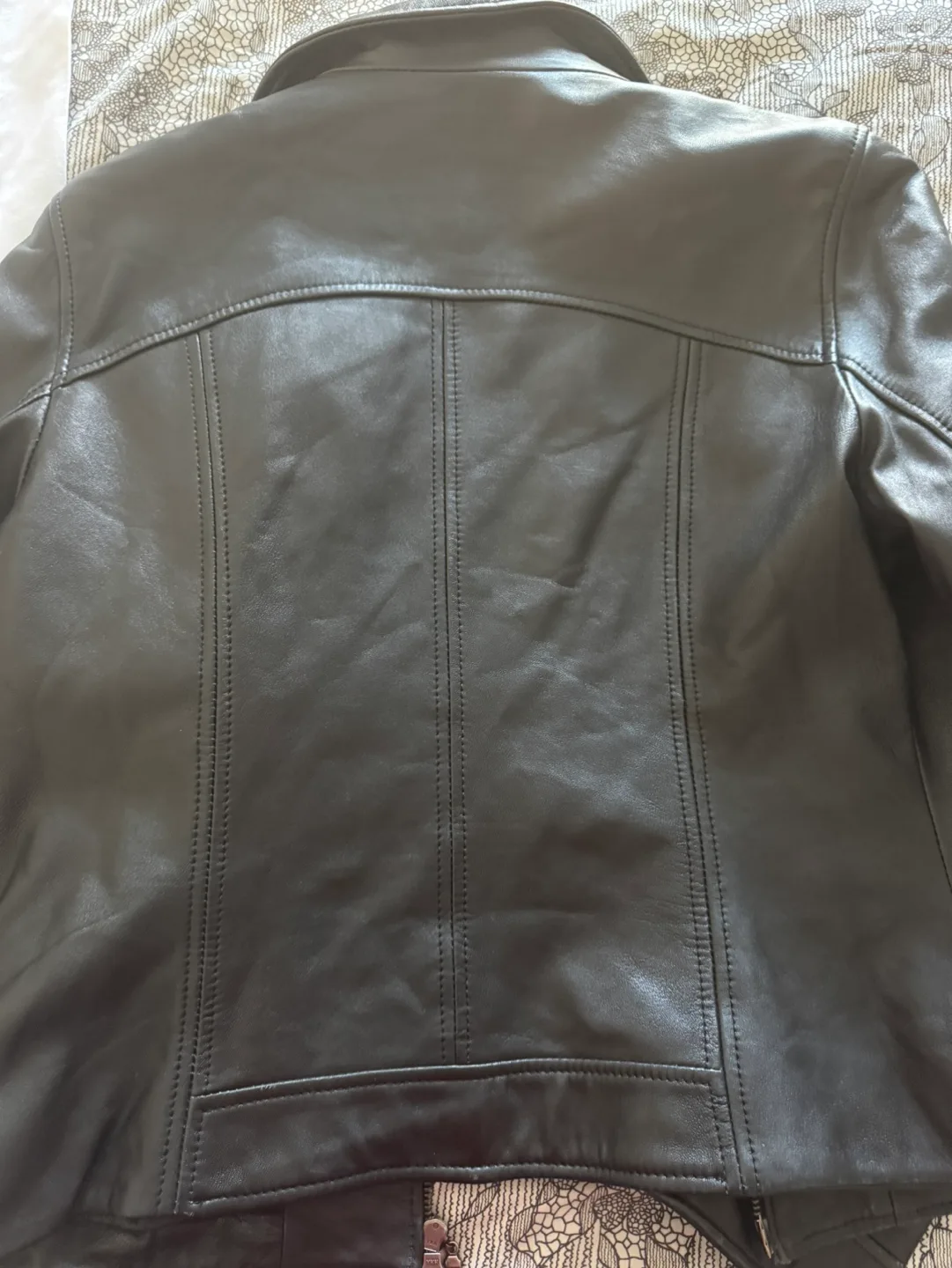 Danier Black Leather Jacket - large image indicator(4)