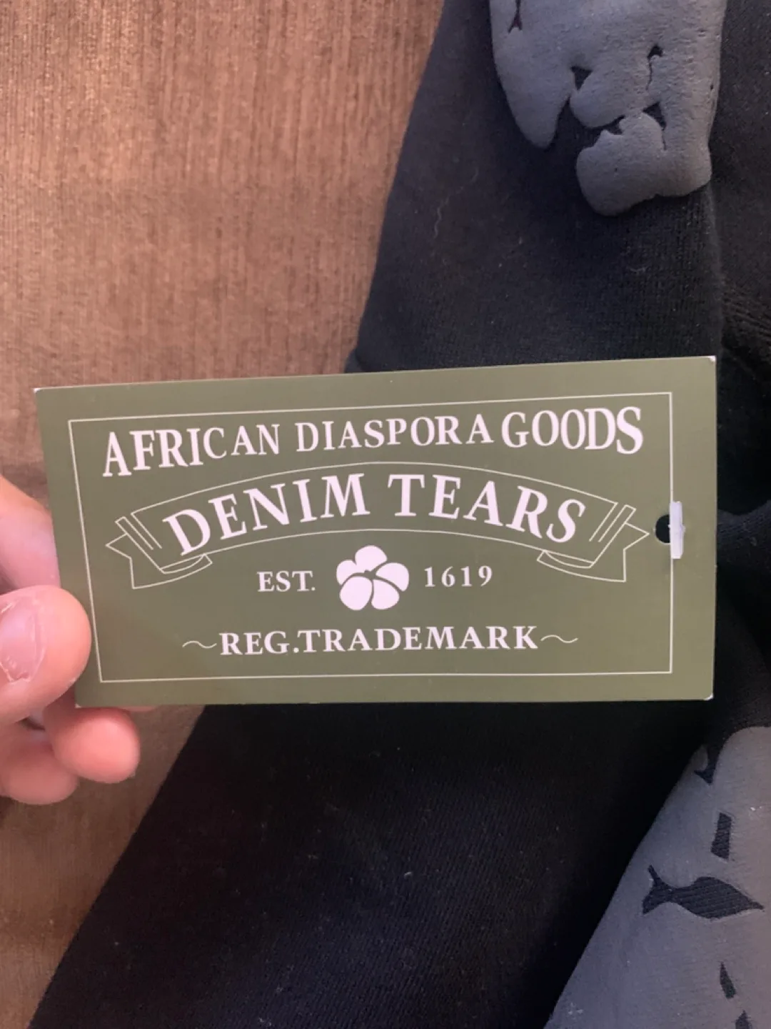 Monochrome Denim Tears Hoodie image indicator(5)