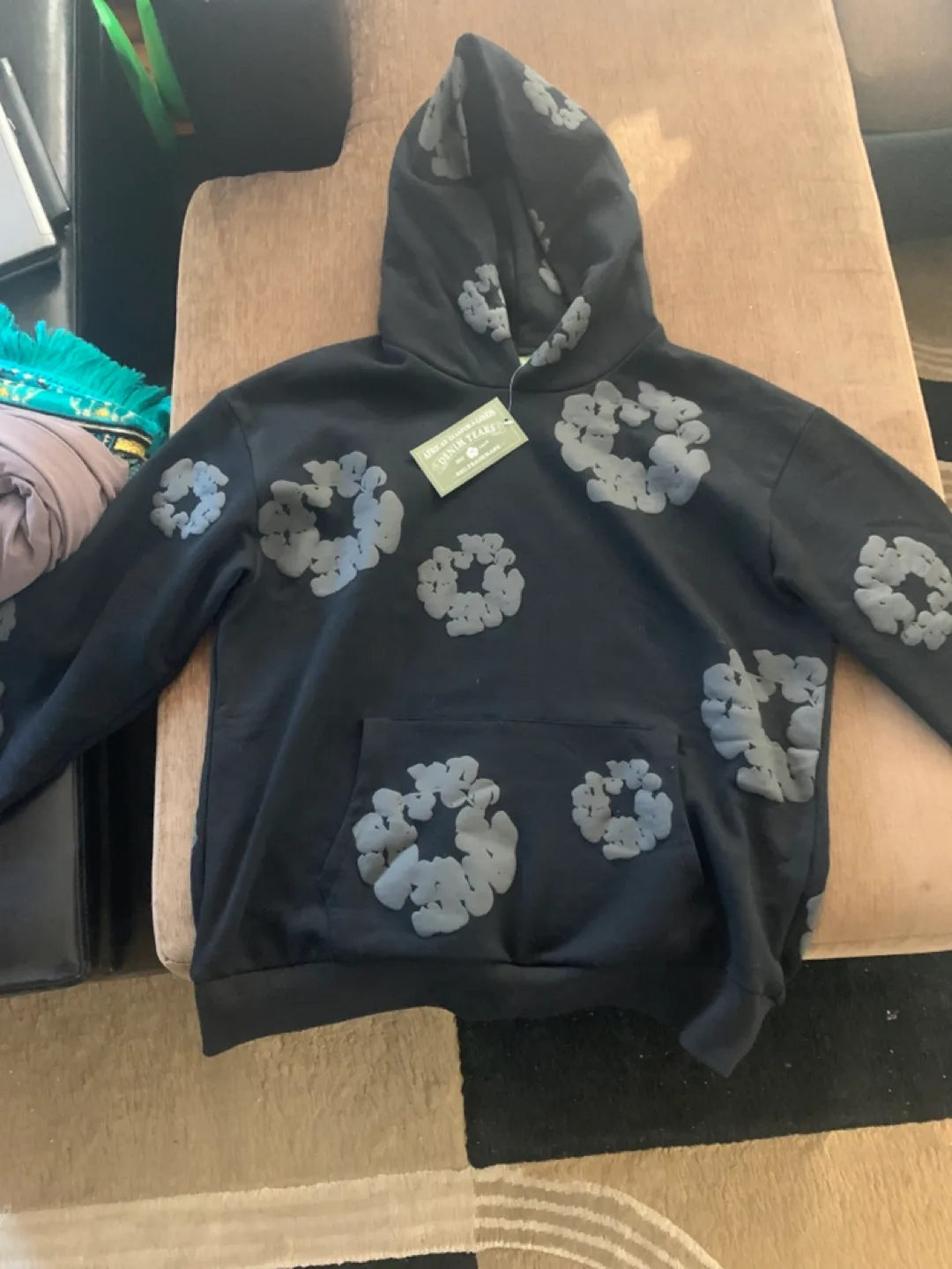 Monochrome Denim Tears Hoodie image indicator(2)