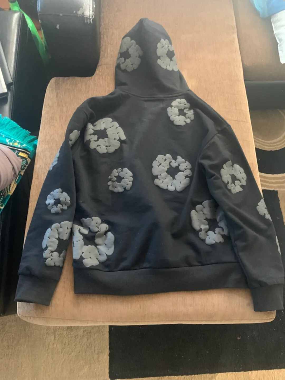 Monochrome Denim Tears Hoodie image indicator(4)