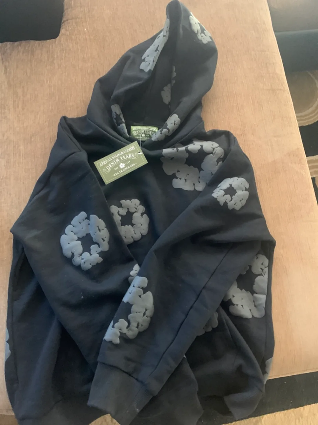 Monochrome Denim Tears Hoodie image indicator(3)