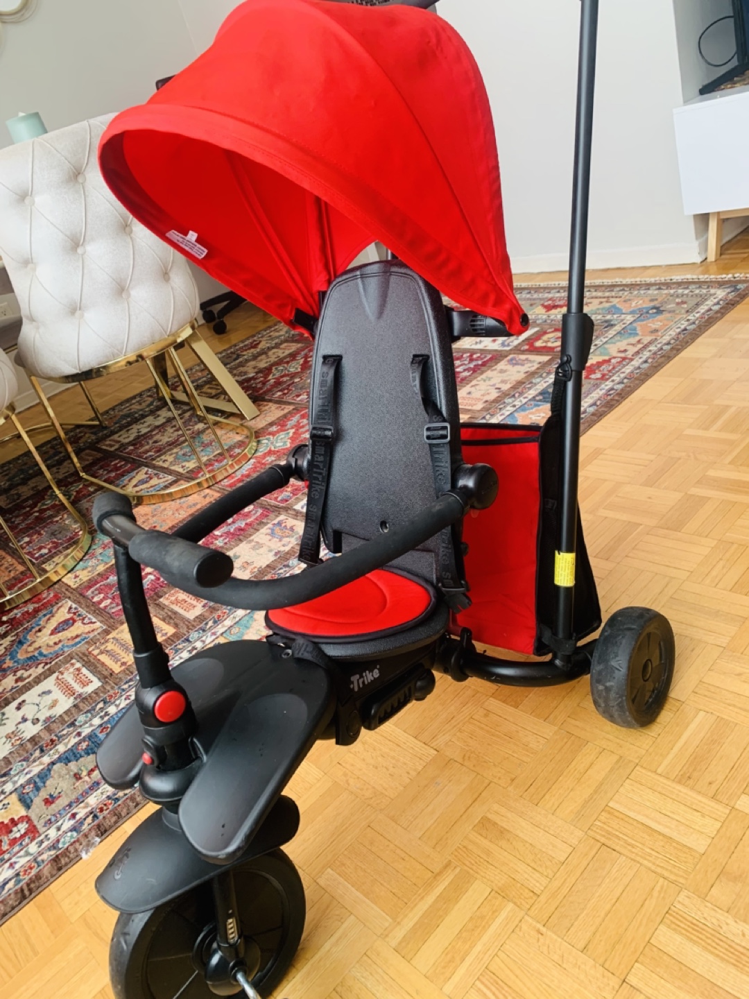 Smartrike 3-Stage Folding Tricycle - Red