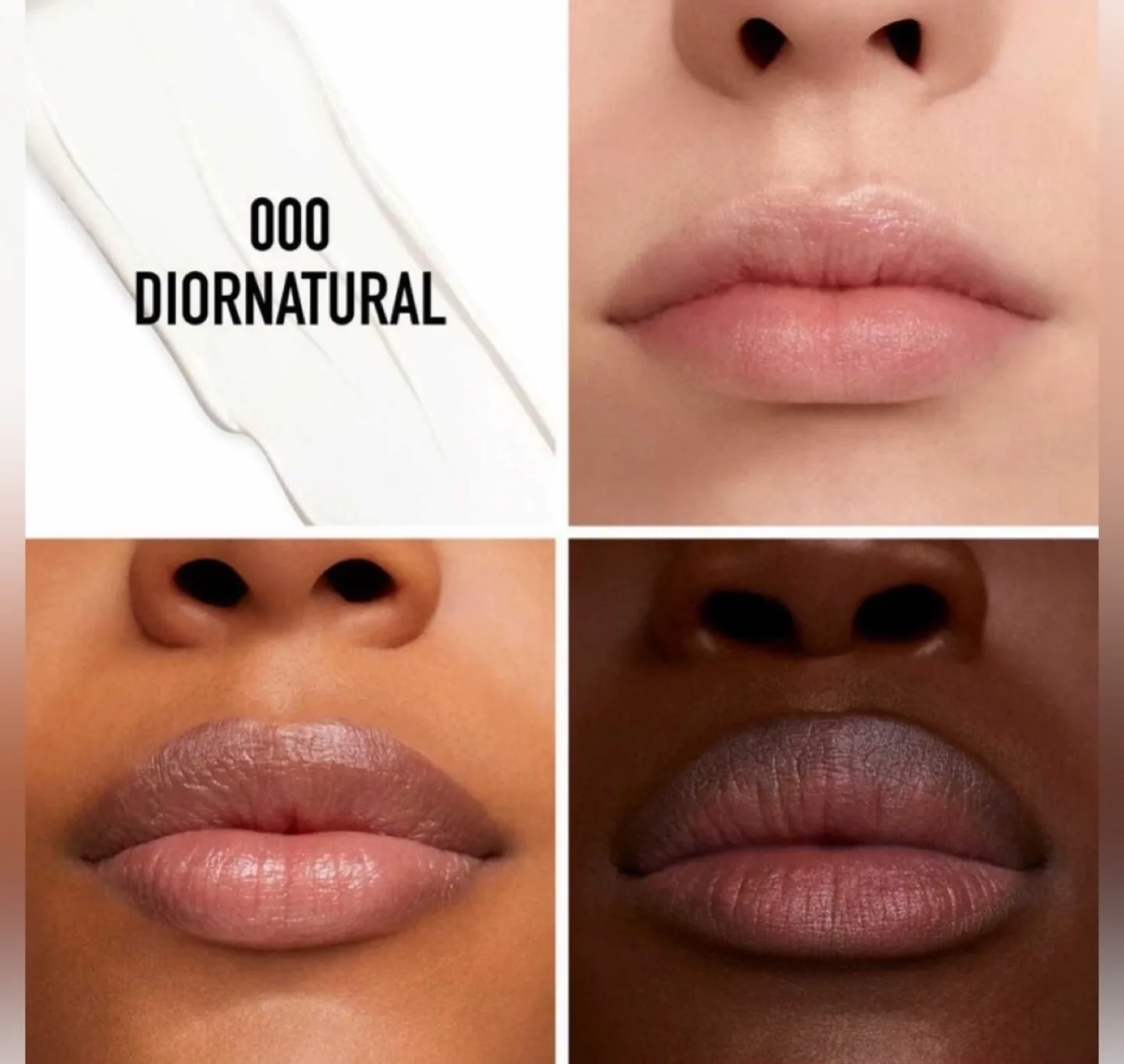 BNIB! DIOR Dior Rouge Lip Balm *000 Diornatural Universal Clear image indicator(5)