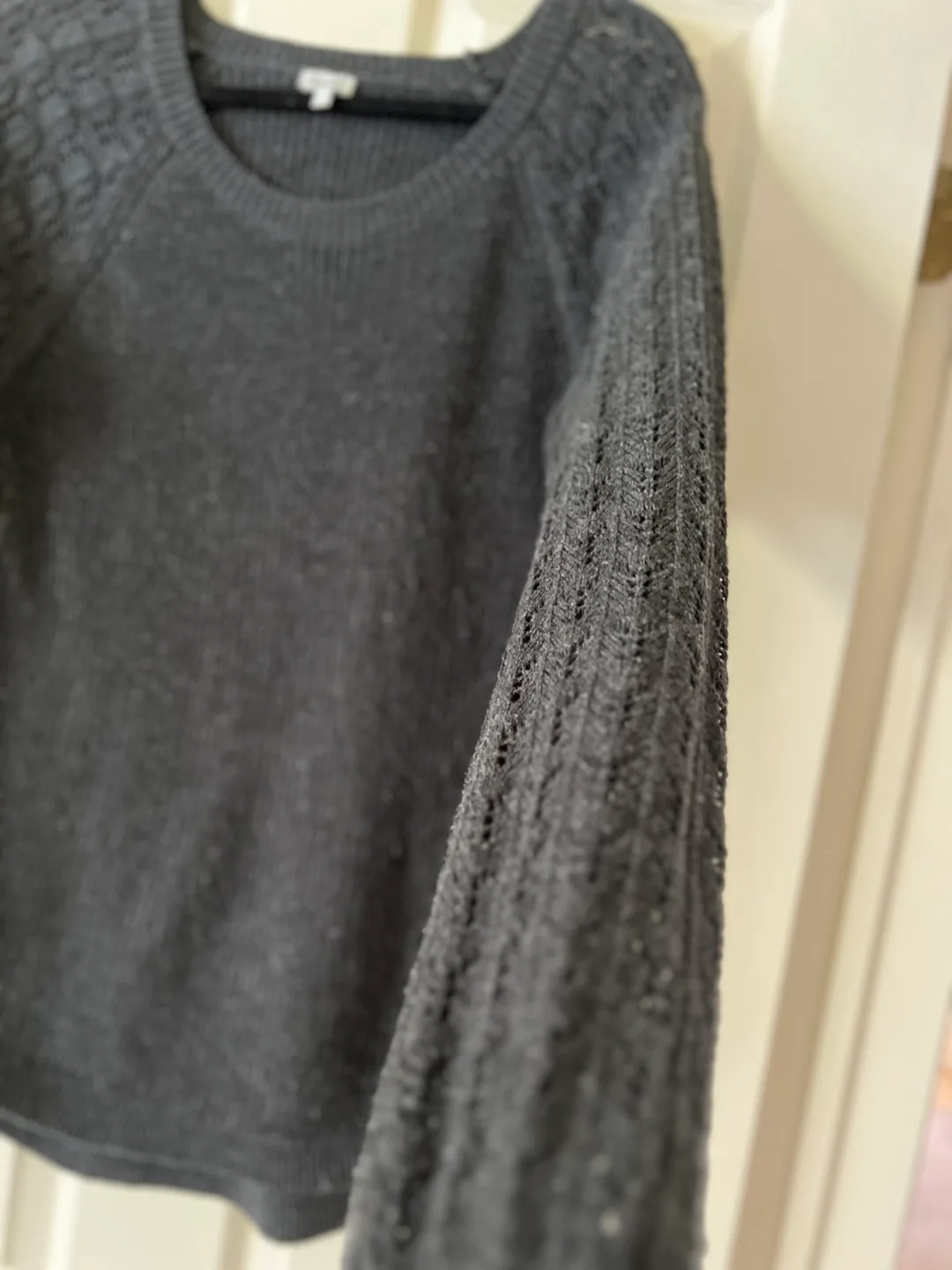 Kismet Women's Medium Grey Knit Sweater image indicator(2)