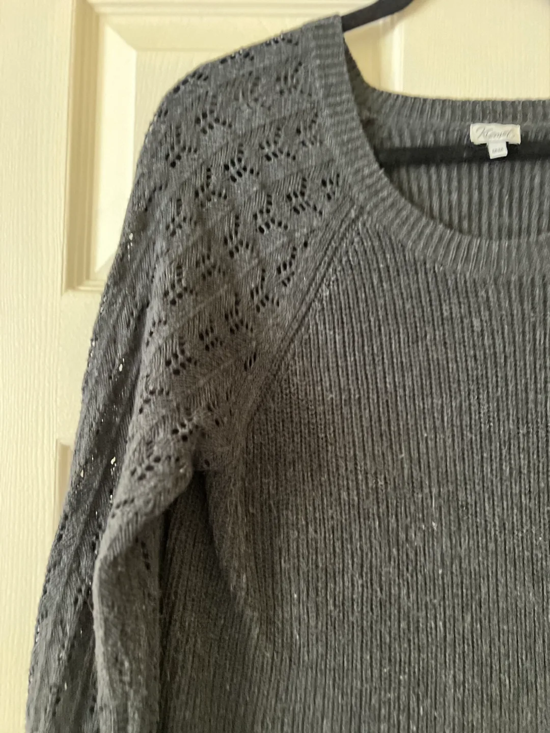 Kismet Women's Medium Grey Knit Sweater image indicator(3)