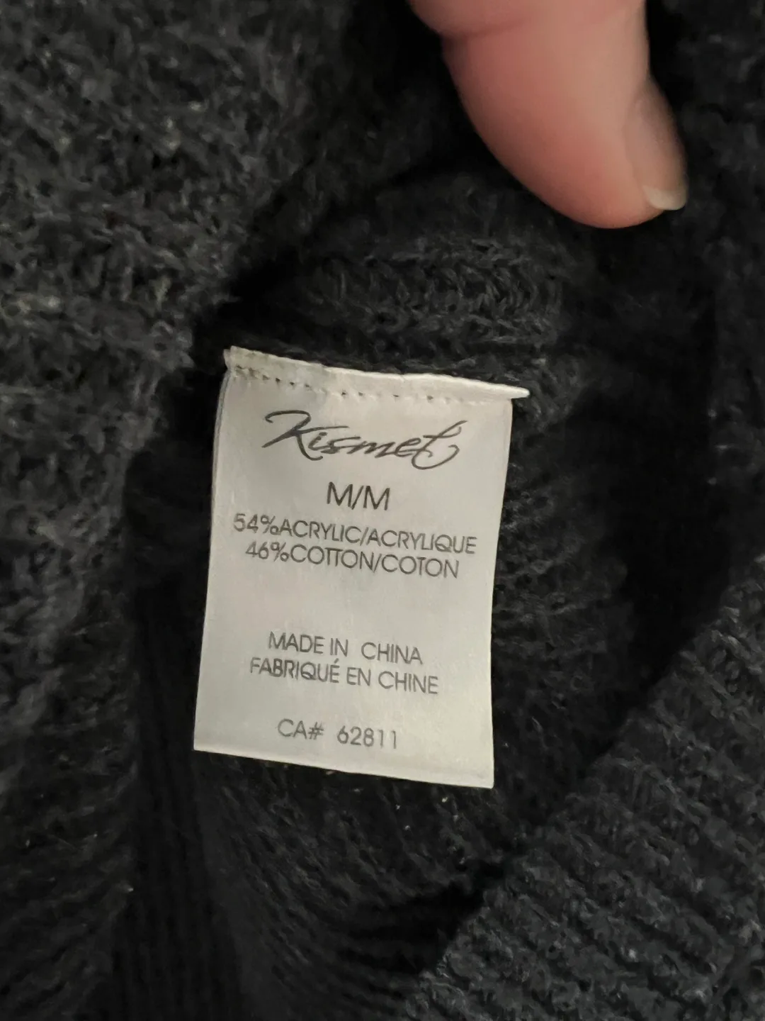 Kismet Women's Medium Grey Knit Sweater image indicator(5)