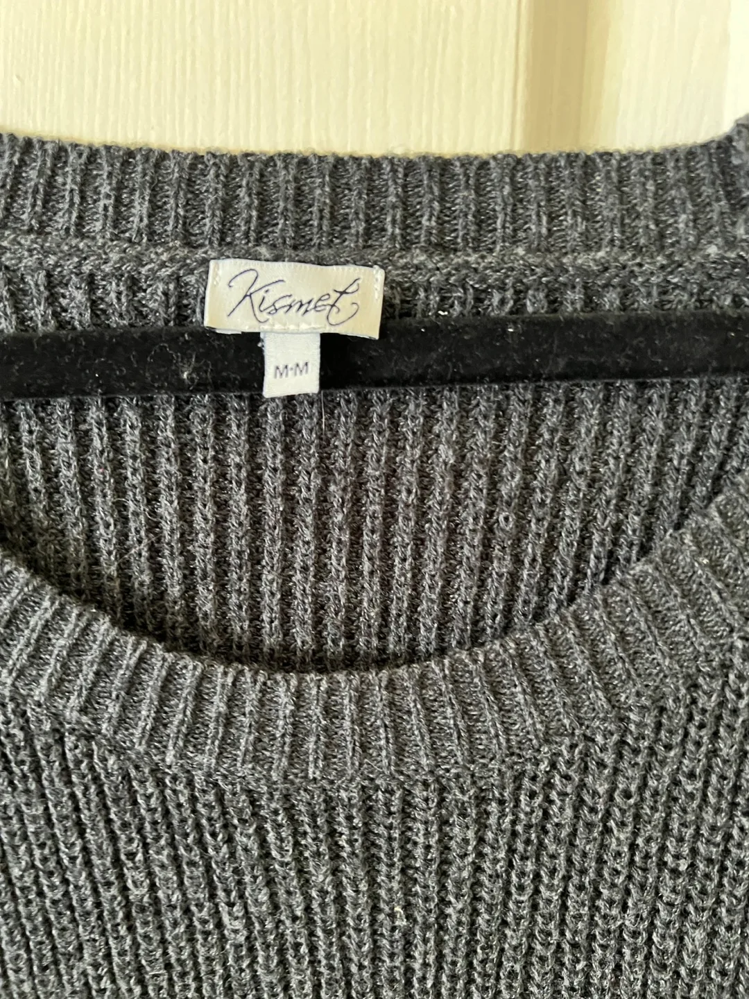 Kismet Women's Medium Grey Knit Sweater image indicator(4)