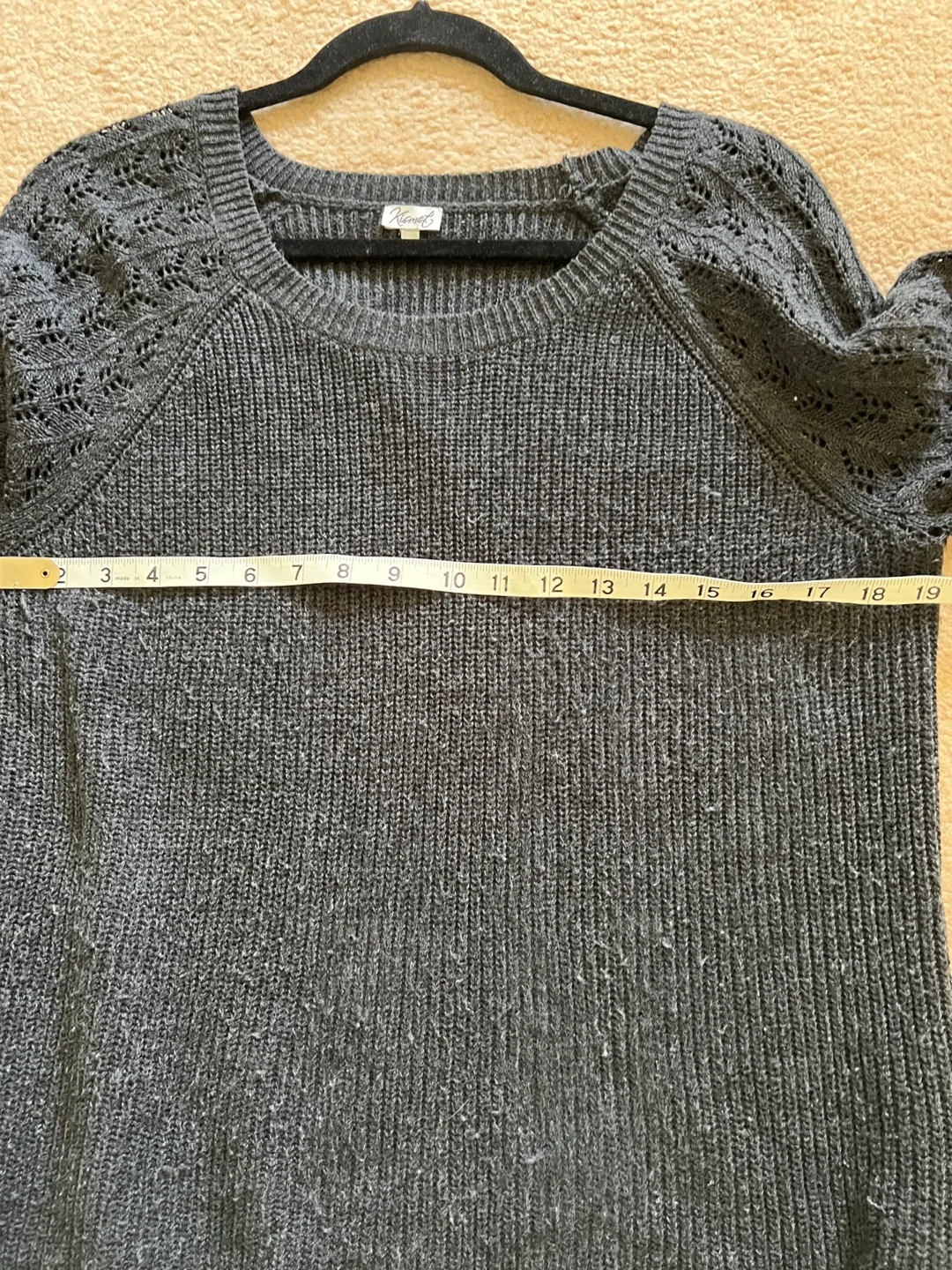 Kismet Women's Medium Grey Knit Sweater image indicator(6)