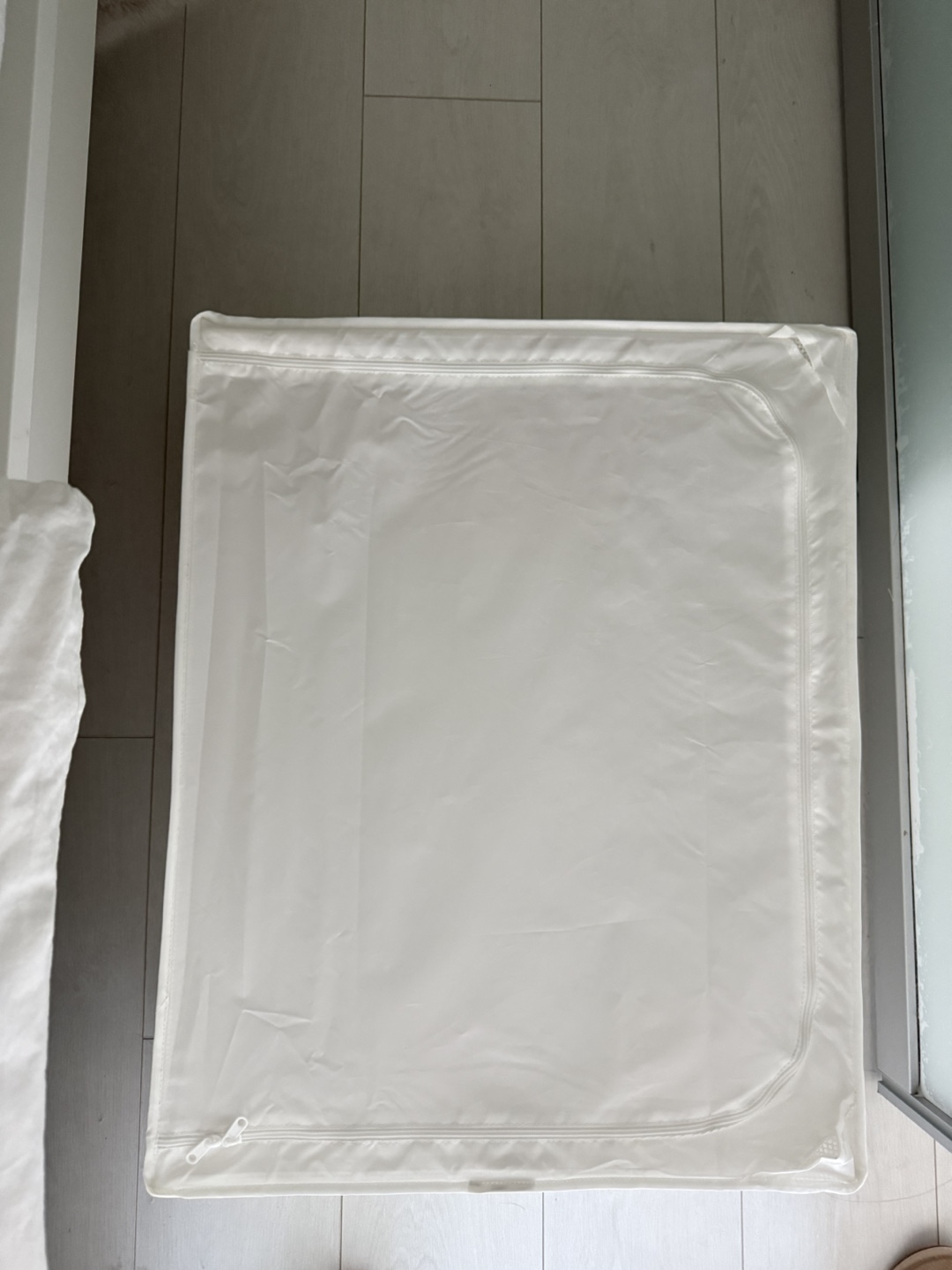 IKEA White Fabric Storage Box - photo 3