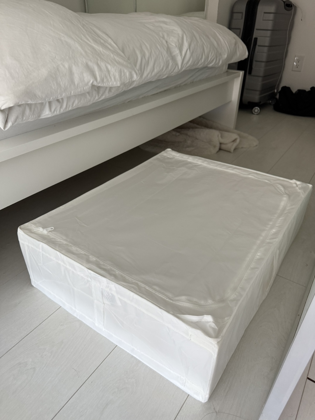 IKEA White Fabric Storage Box