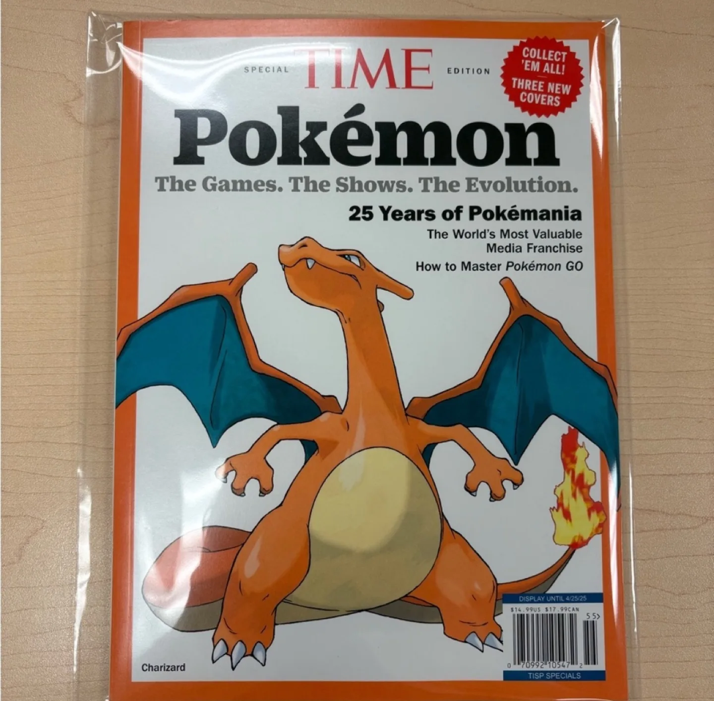 Pokemon x Time Magazine! *Special Edition 2025 CHARIZARD Cover🧡 image indicator(10)