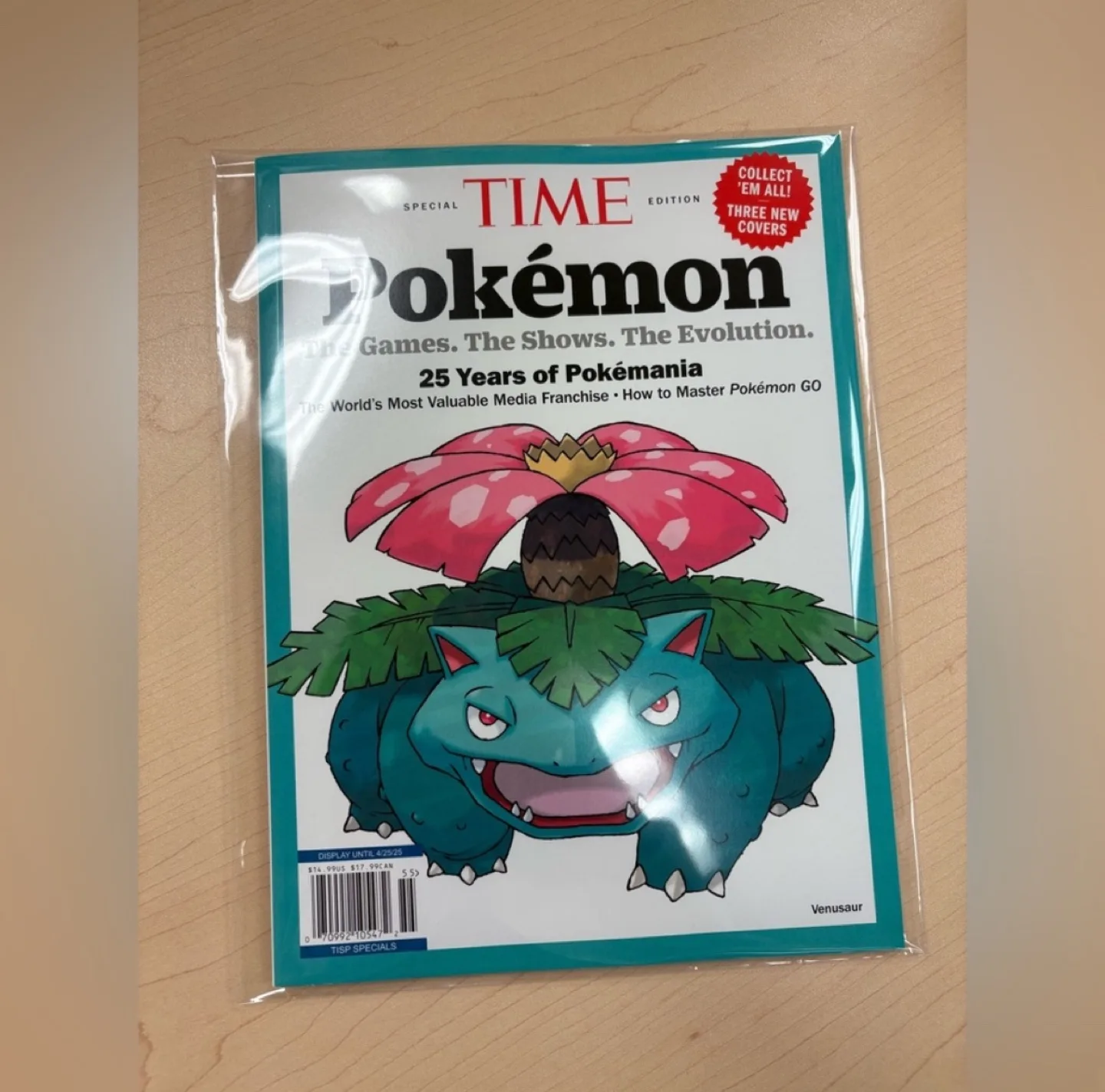 Pokemon x Time Magazine! *Special Edition 2025 VENUSAUR Cover💚 image indicator(5)