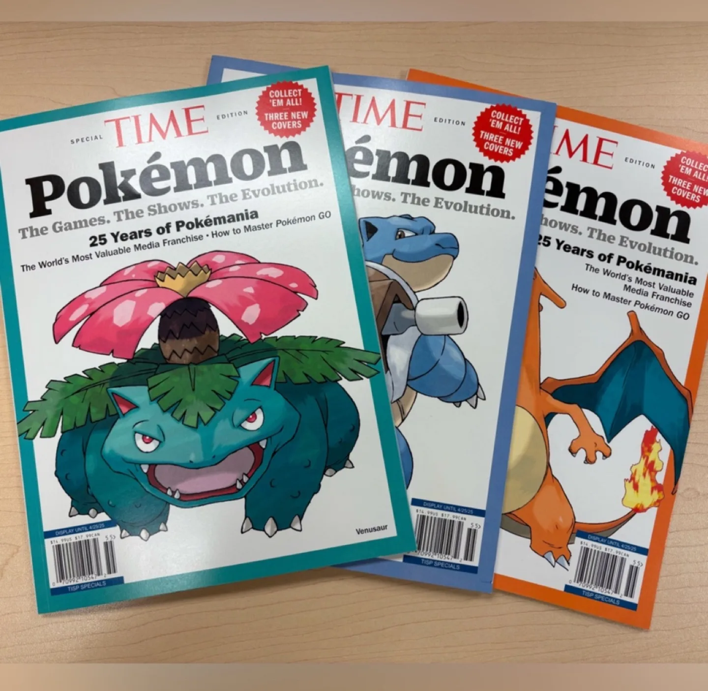 Pokemon x Time Magazine! *Special Edition 2025 VENUSAUR Cover💚 image indicator(2)